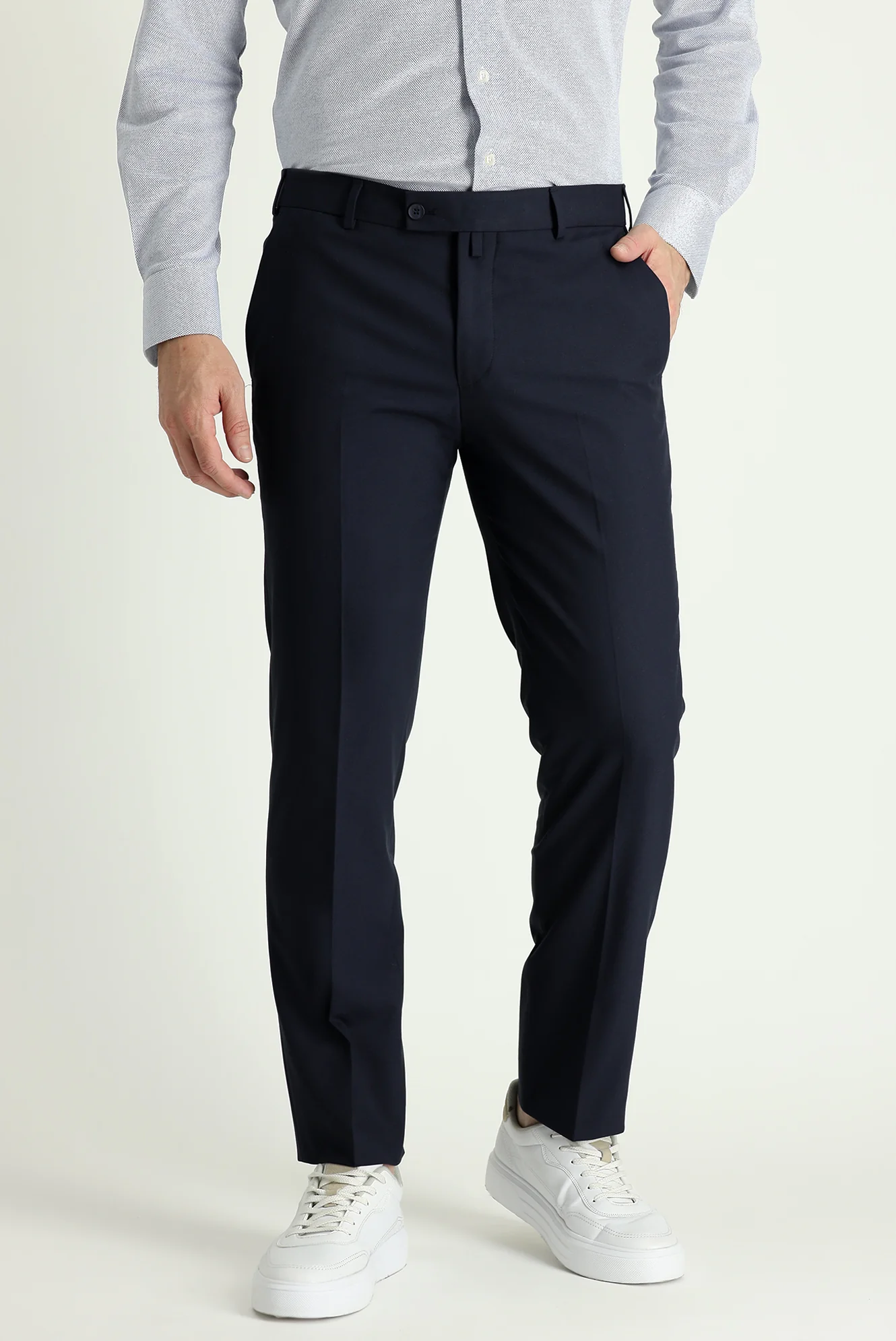 Koyu Lacivert 7 Drop Super Slim Fit Eksra Dar Kesim Takım Elbise - Image 6