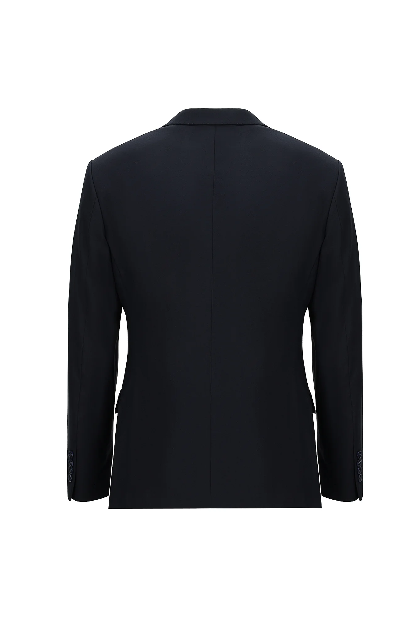 Koyu Lacivert 7 Drop Super Slim Fit Eksra Dar Kesim Yelekli Takım Elbise - Image 3