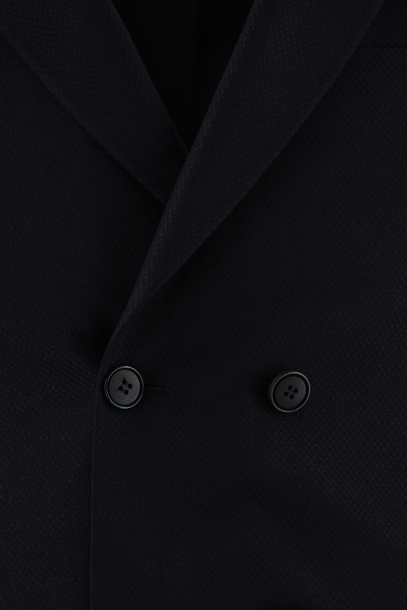 Koyu Lacivert 7 Drop Super Slim Fit Eksra Dar Kesim Kruvaze Takım Elbise - Image 4