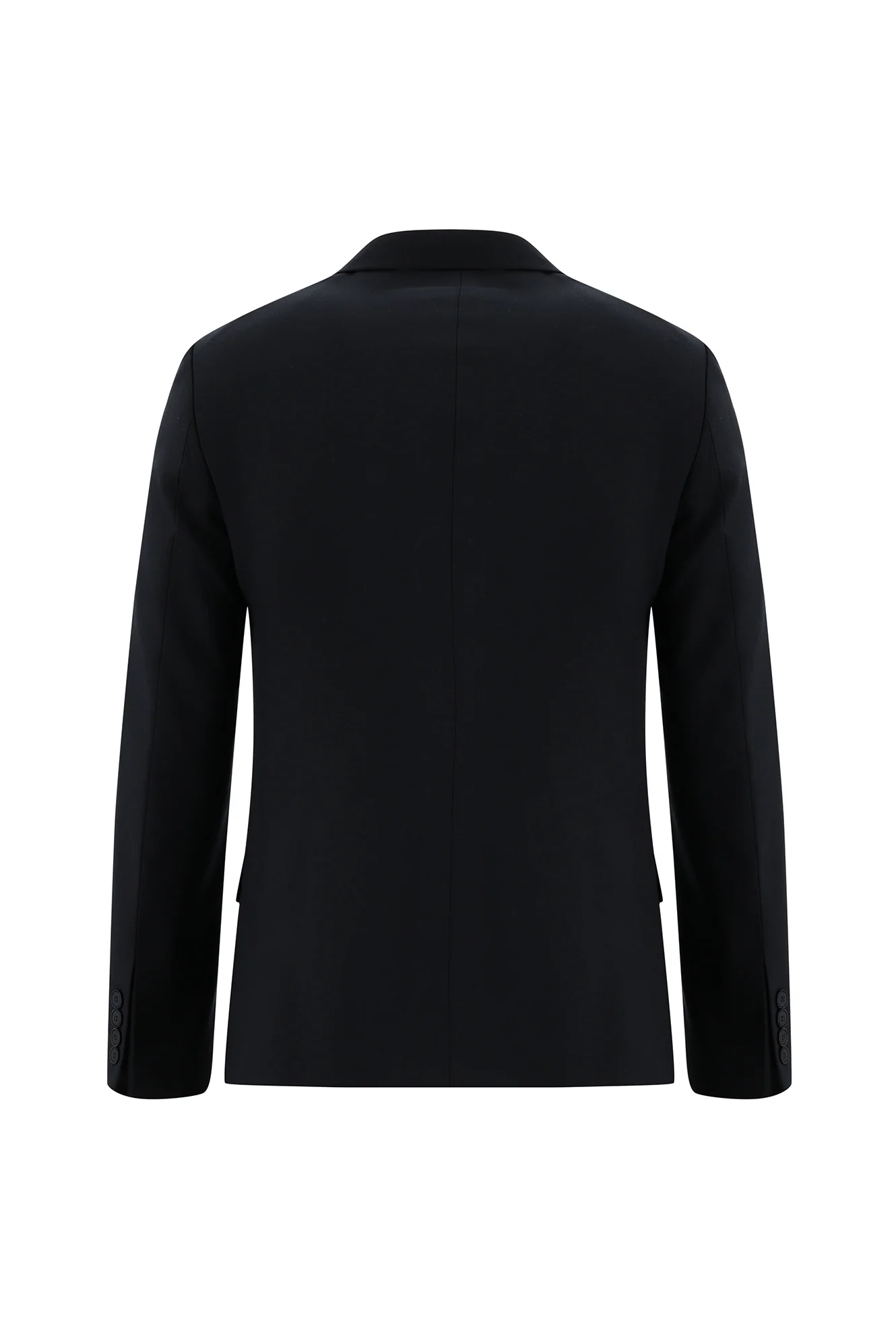 Koyu Lacivert 7 Drop Super Slim Fit Eksra Dar Kesim Yünlü Kruvaze Takım Elbise - Image 3