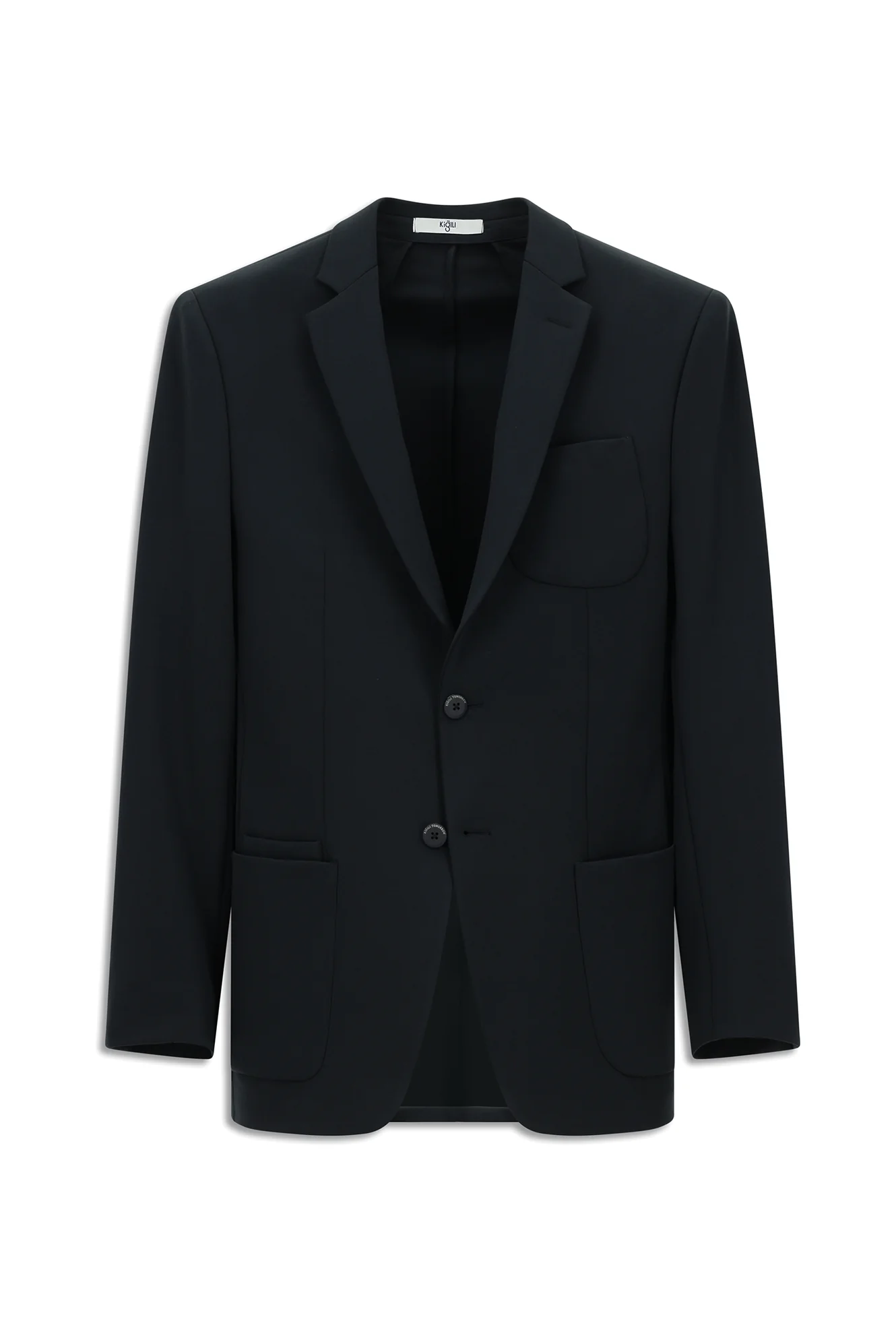 Koyu Lacivert Techno-Line 6 Drop Regular Fit Standart Kesim Likralı Esnek Ceket - Image 7