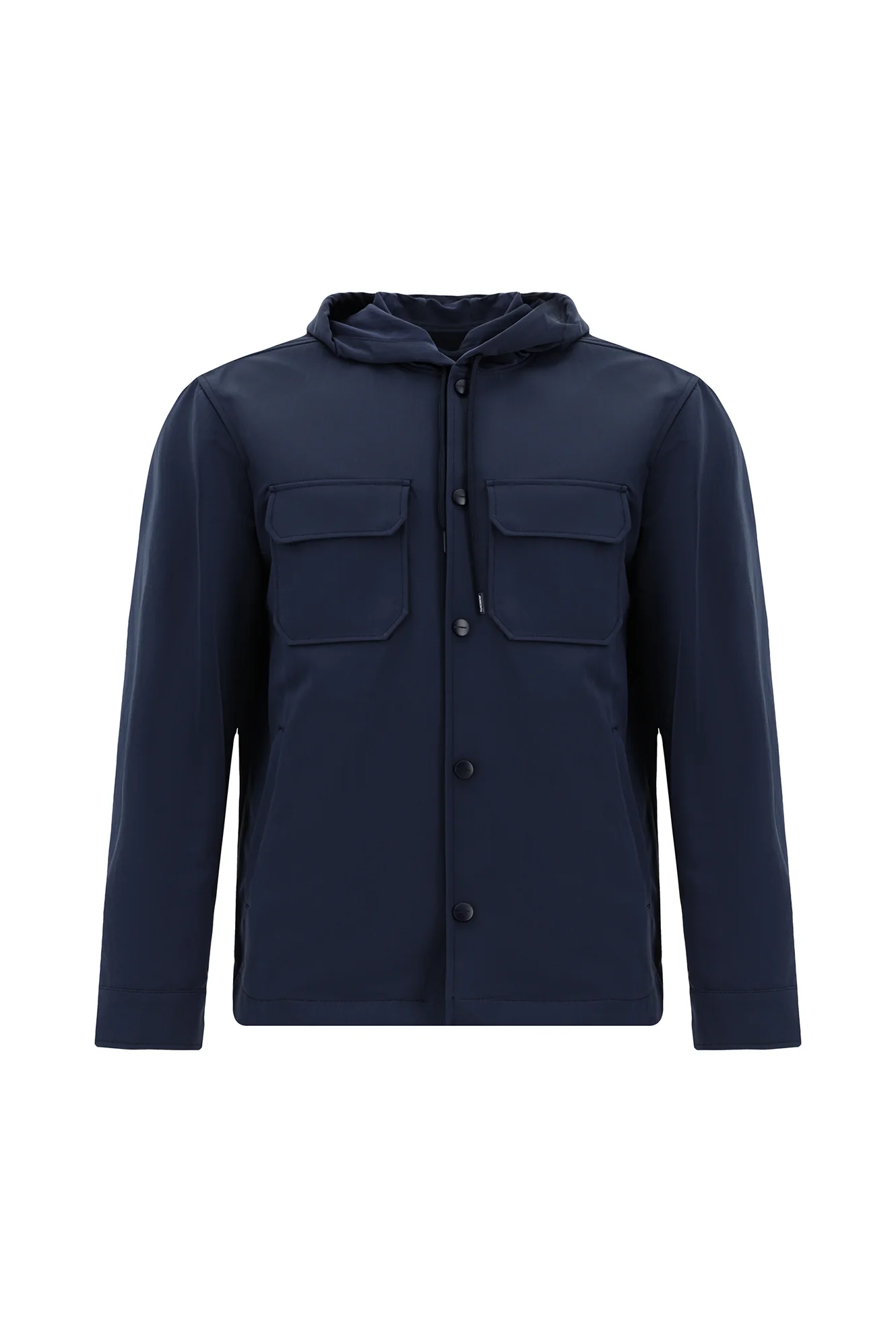 Koyu Lacivert Techno-Line Kapüşonlu Mevsimlik Spor Mont - Image 7