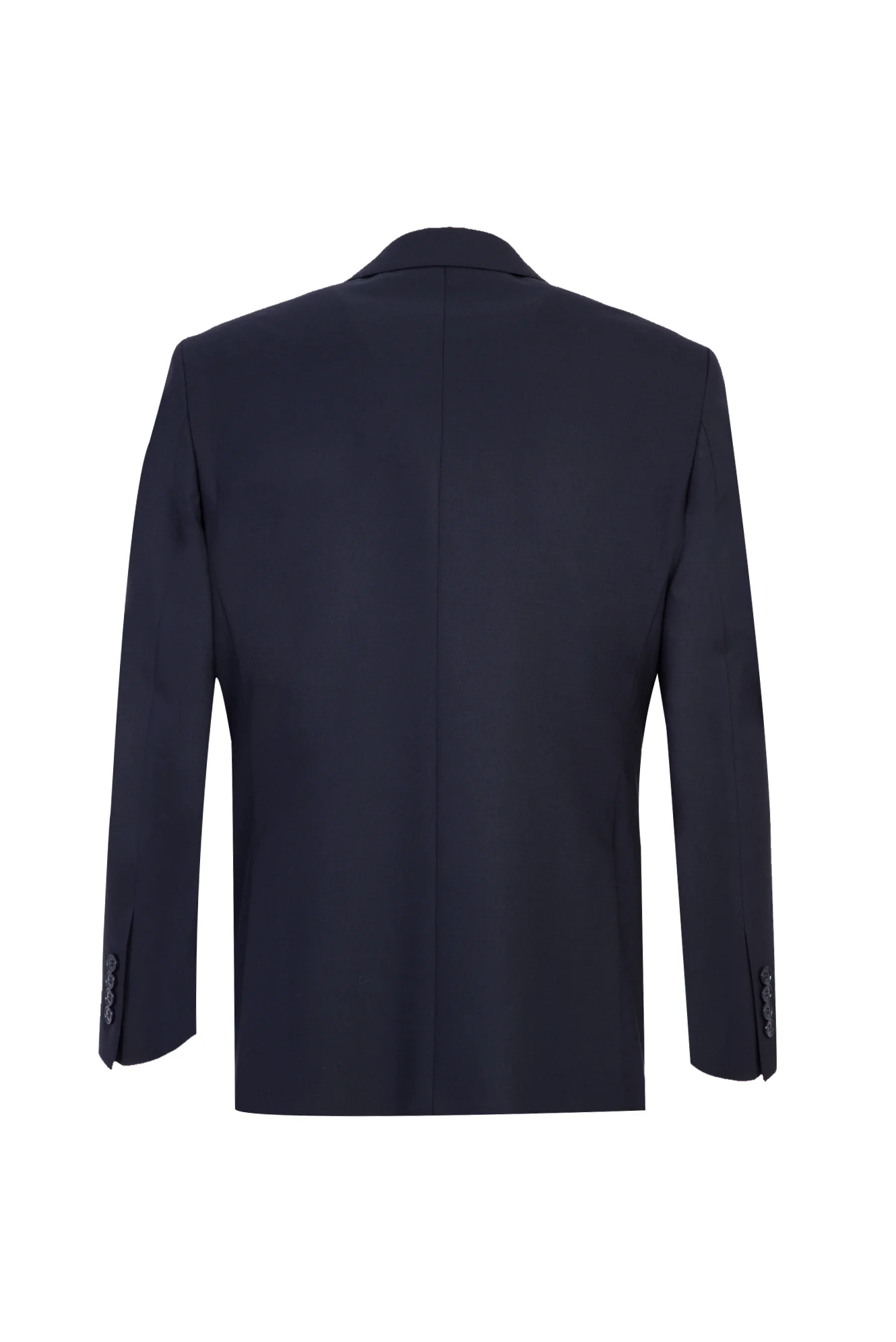 Koyu Lacivert 6 Drop Regular Fit Standart Kesim Yelekli Takım Elbise - Image 3