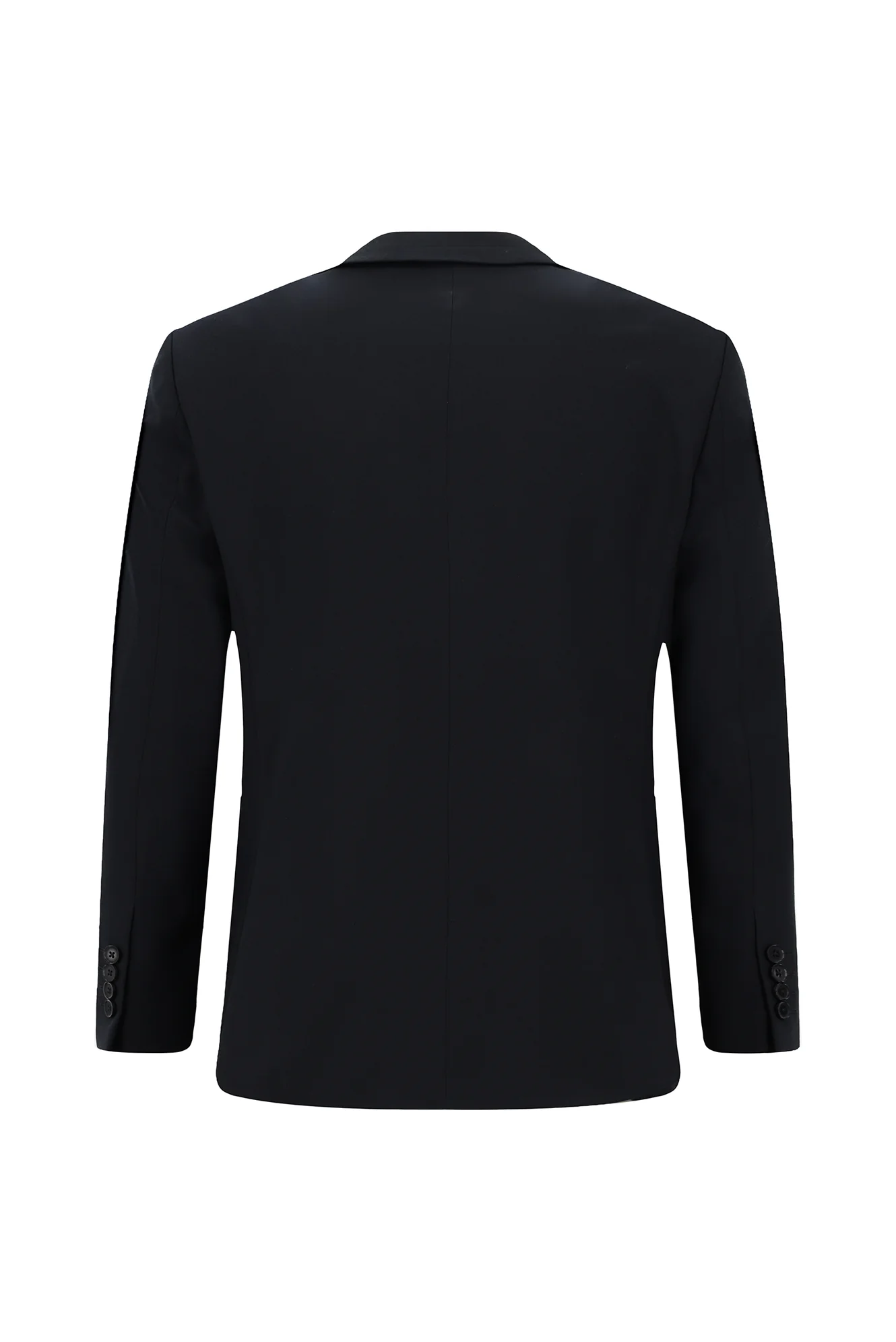 Koyu Lacivert 7 Drop Slim Fit Dar Kesim Yünlü Takım Elbise - Image 3