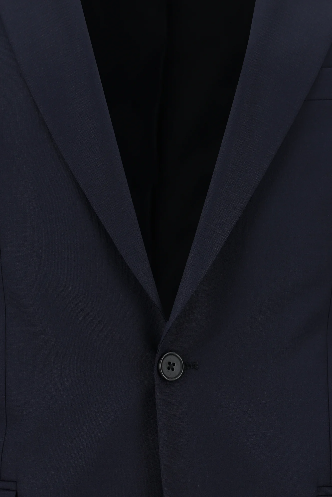 Koyu Lacivert 6 Drop Regular Fit Standart Kesim Yünlü Takım Elbise - Image 4