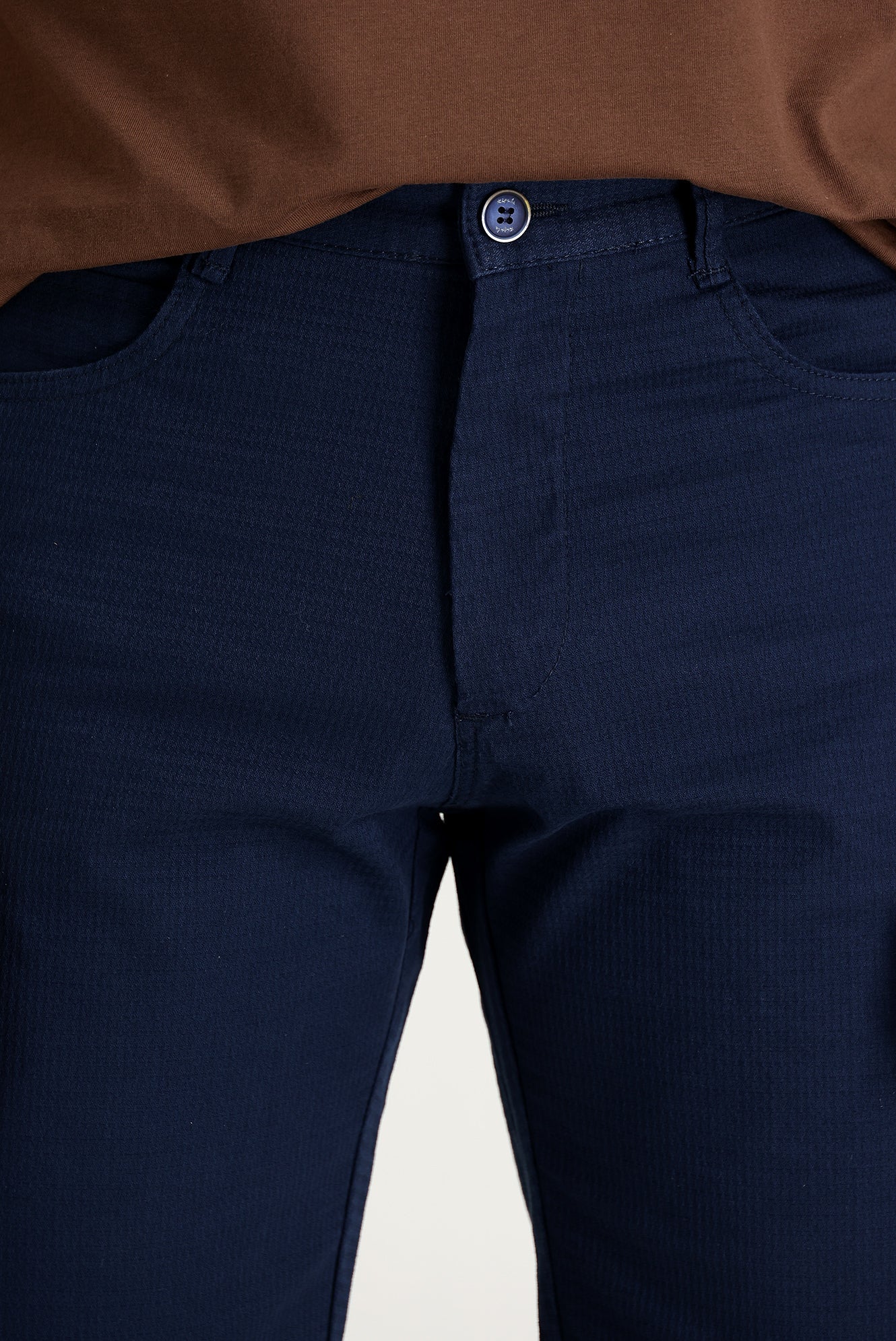 Koyu Mavi  Regular Fit Standart Kesim Bermuda Şort - Image 2