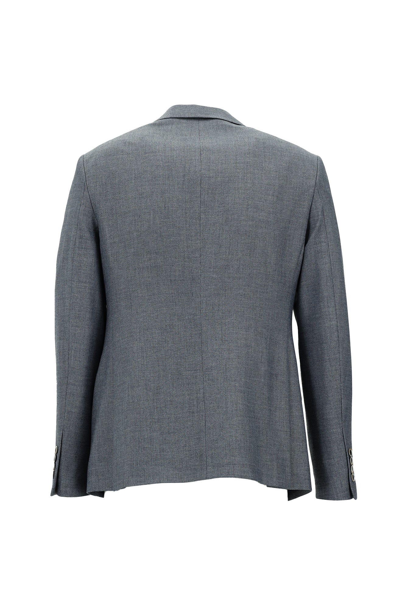 Koyu Mavi  7 Drop Slim Fit Dar Kesim Klasik Desenli Ceket - Image 2