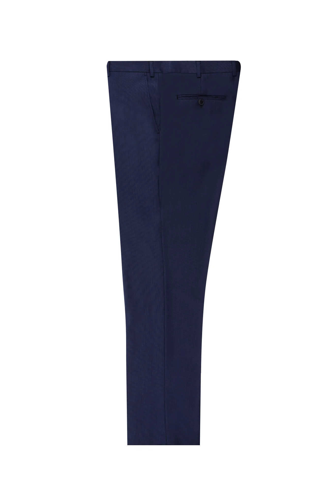 Koyu Mavi  7 Drop Slim Fit Dar Kesim Klasik Kumaş Pantolon