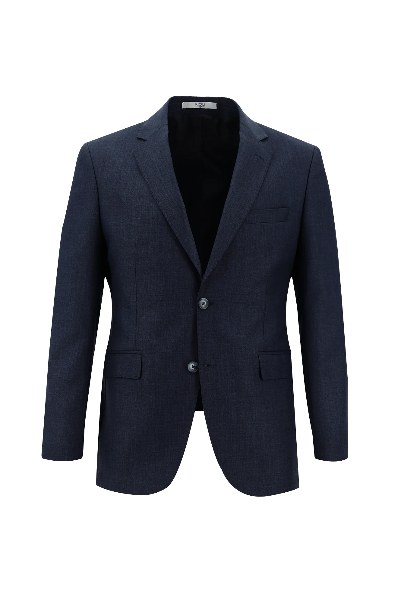 Koyu Mavi  7 Drop Slim Fit Dar Kesim Takım Elbise - Image 2