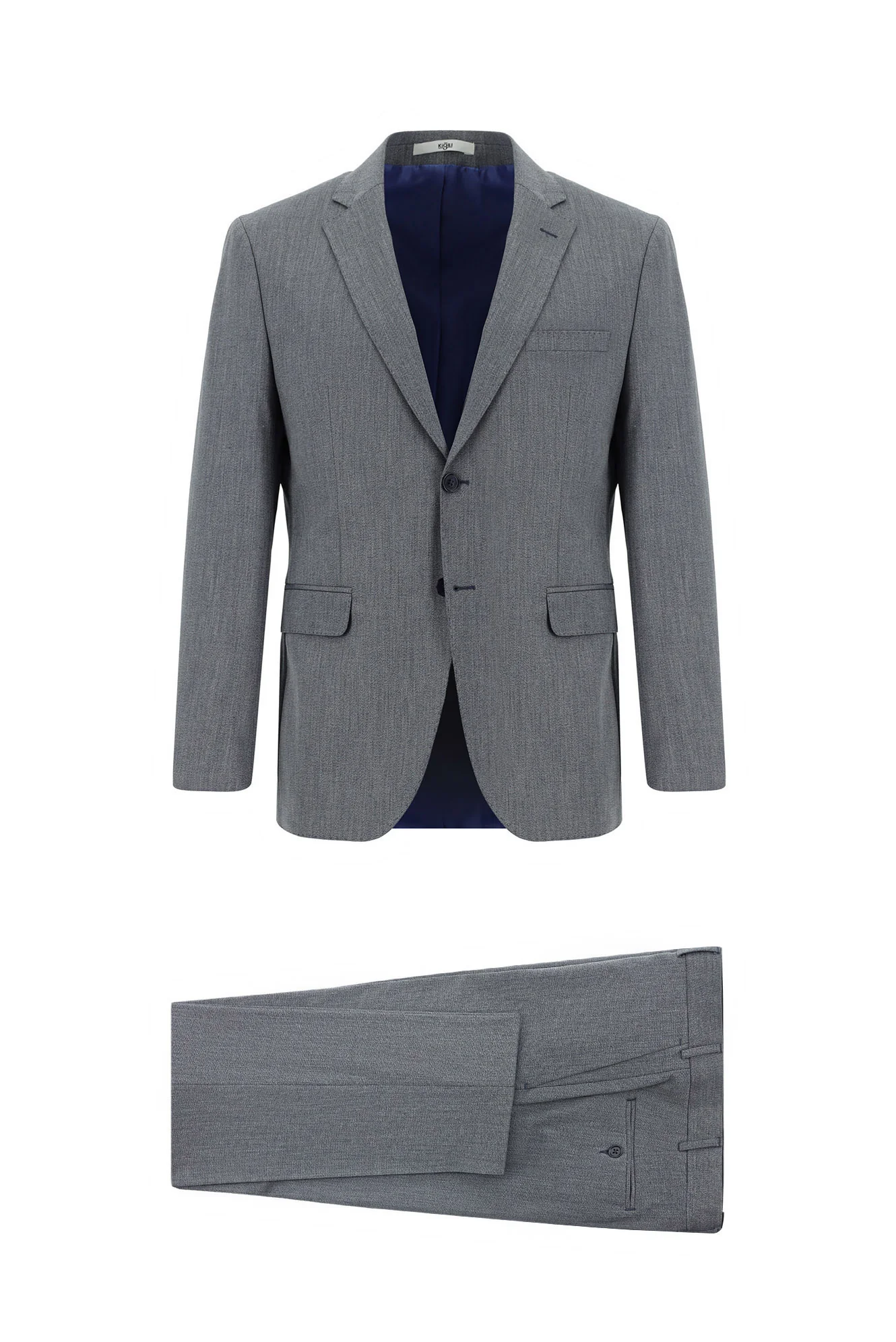 Koyu Mavi 7 Drop Super Slim Fit Eksra Dar Kesim Takım Elbise