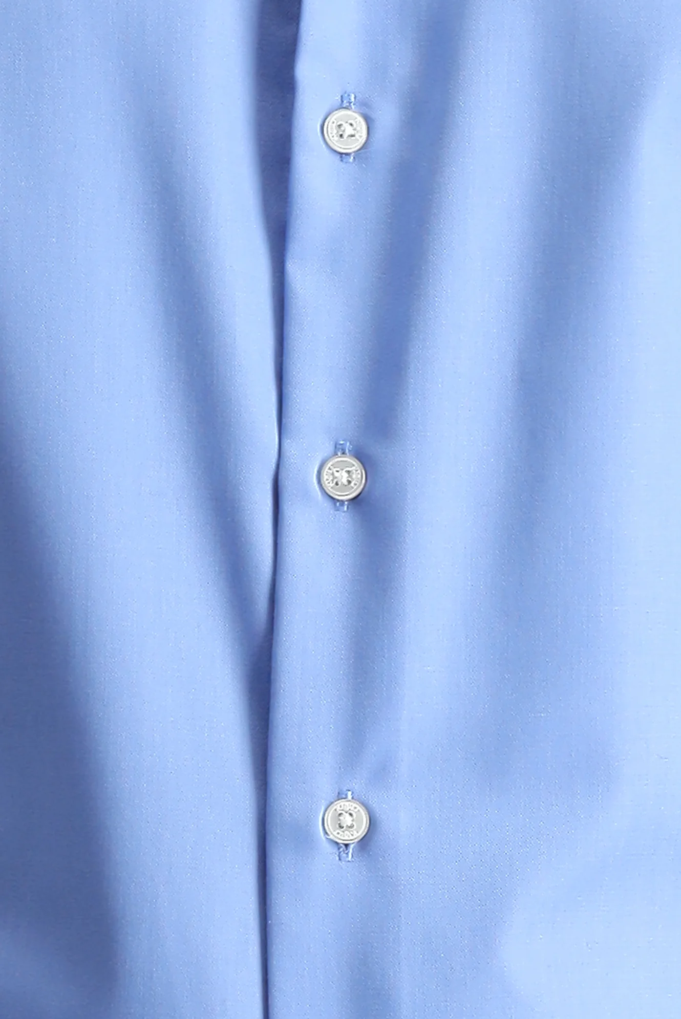 Koyu Mavi  Uzun Kol Slim Fit Dar Kesim Non Iron Klasik Pamuklu Gömlek - Image 5