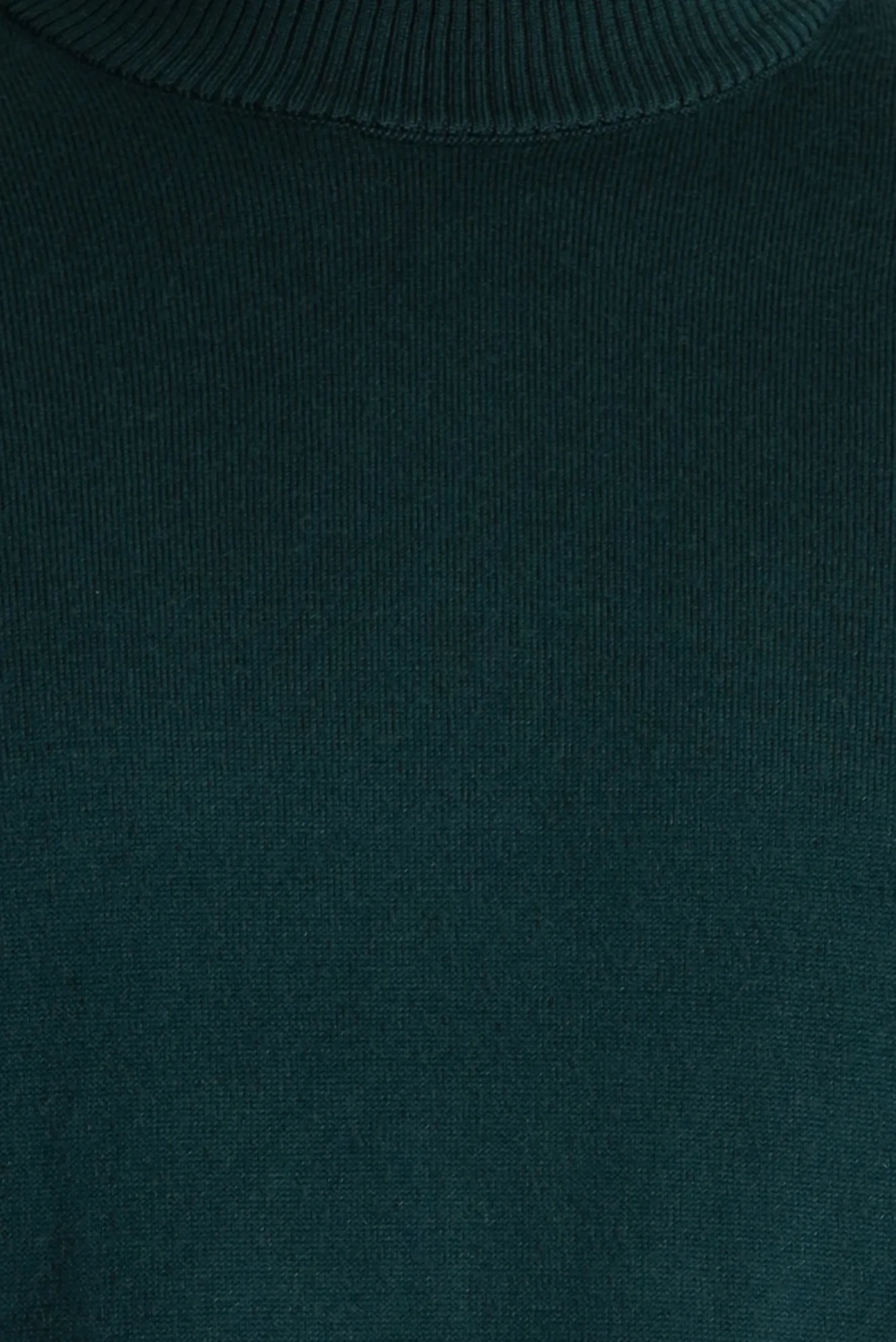 Koyu Petrol Yarım Balıkçı Yaka Slim Fit Dar Kesim Triko Kazak - Image 5