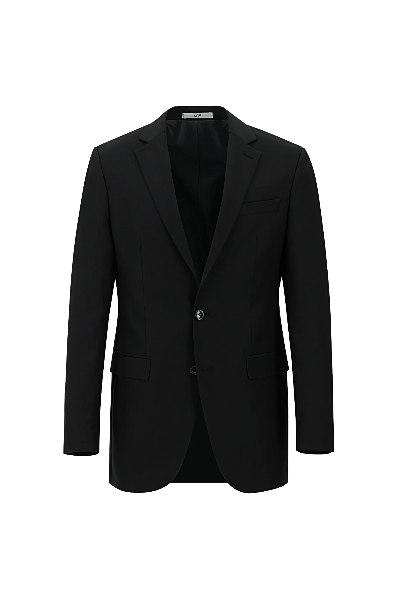Koyu Siyah 8 Drop Long Slim Fit Uzun Dar Kesim Takım Elbise - Image 2