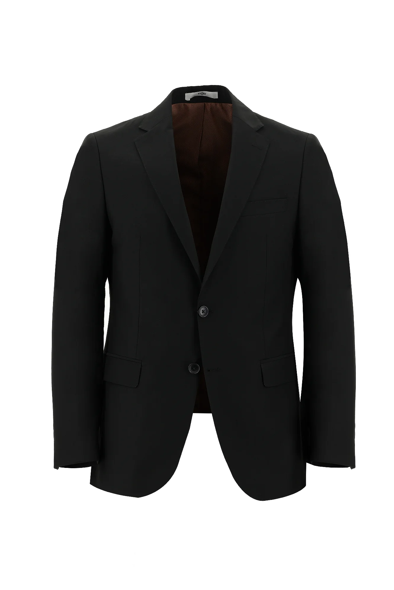 Koyu Siyah 4 Drop Relaxed Fit Rahat Kesim Takım Elbise - Image 2