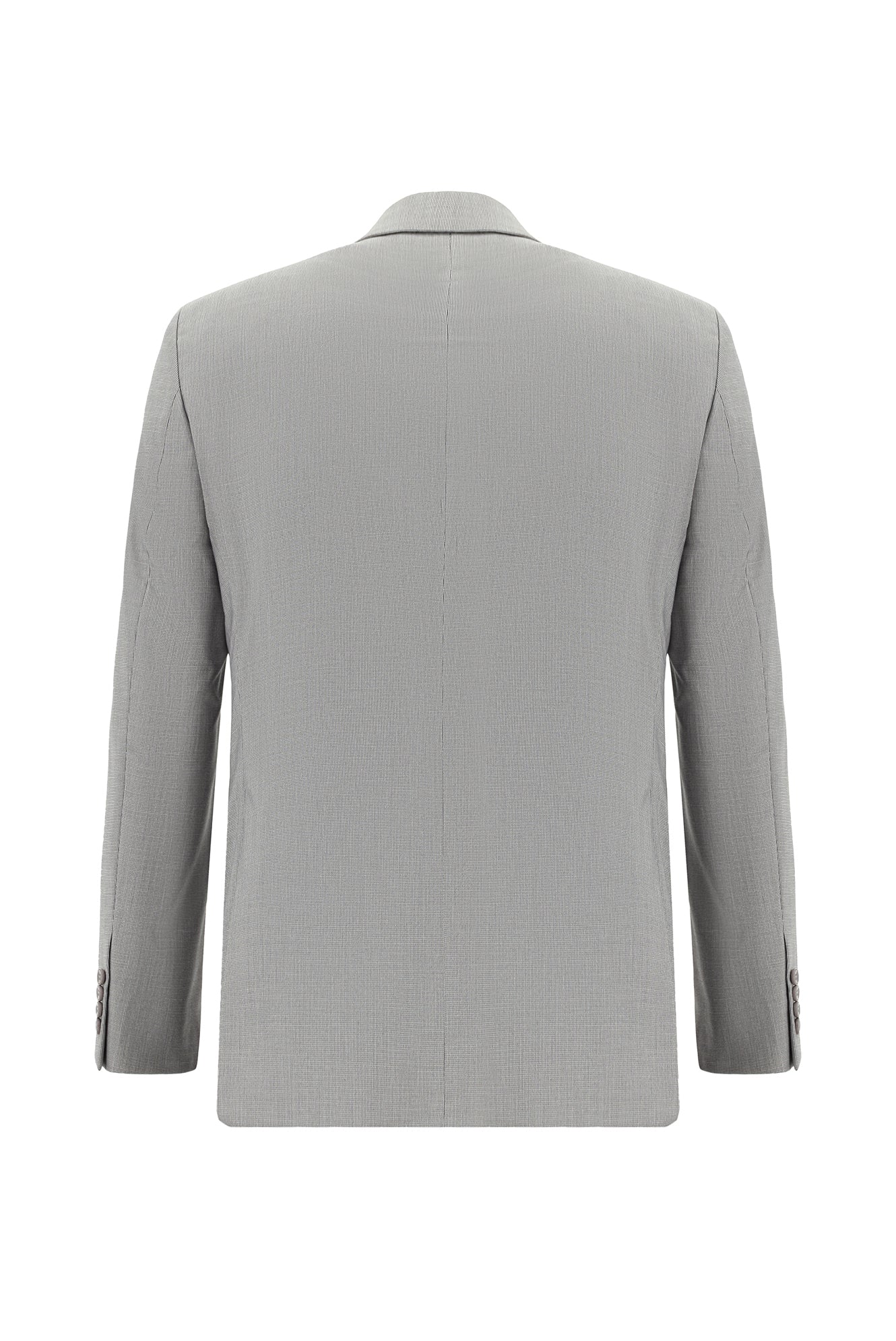 Koyu Vizon 6 Drop Regular Fit Standart Kesim Desenli Takım Elbise - Image 3