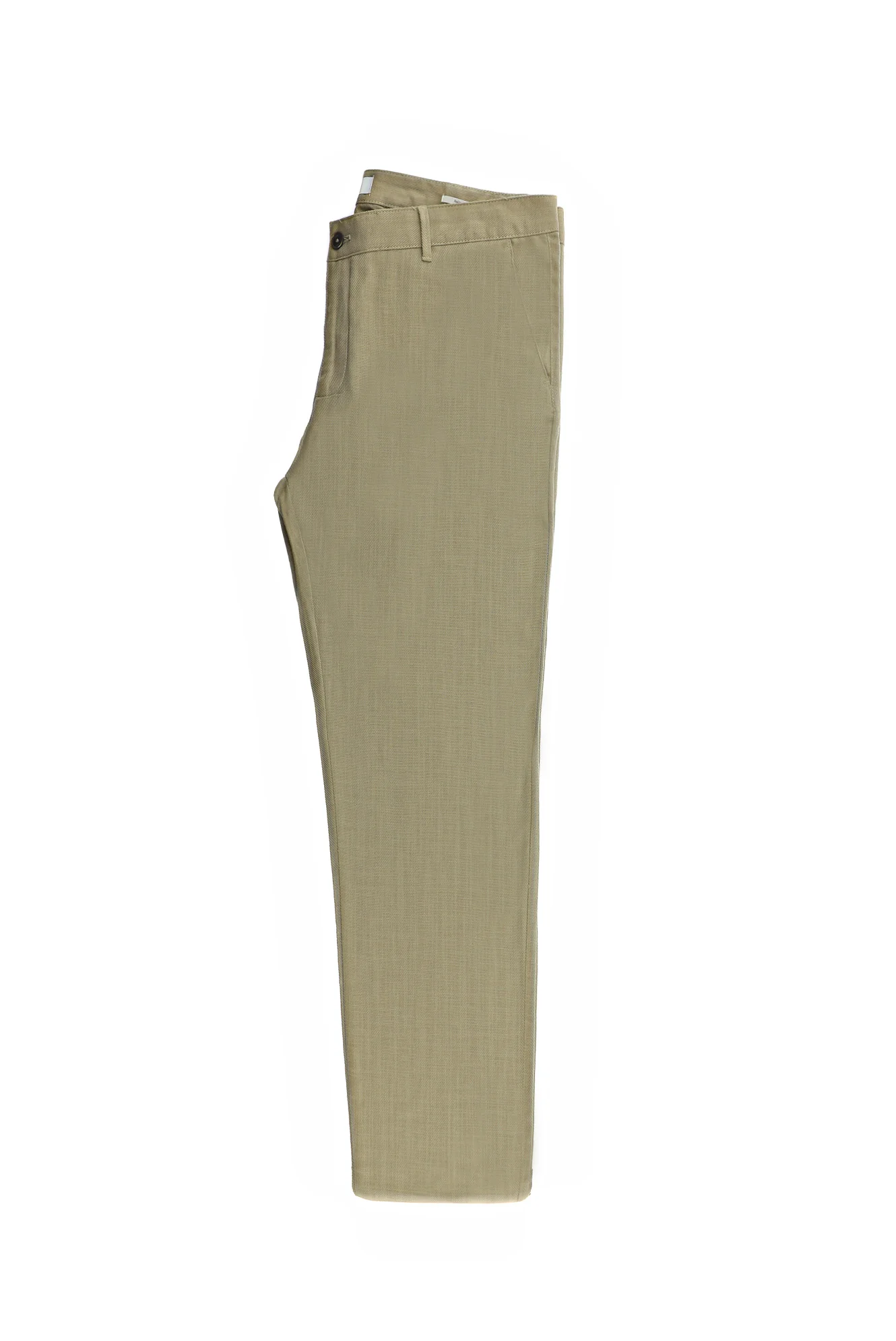 Koyu Vizon Relaxed Fit Rahat Kesim Keten Karışımlı Kanvas / Chino Pantolon - Image 2