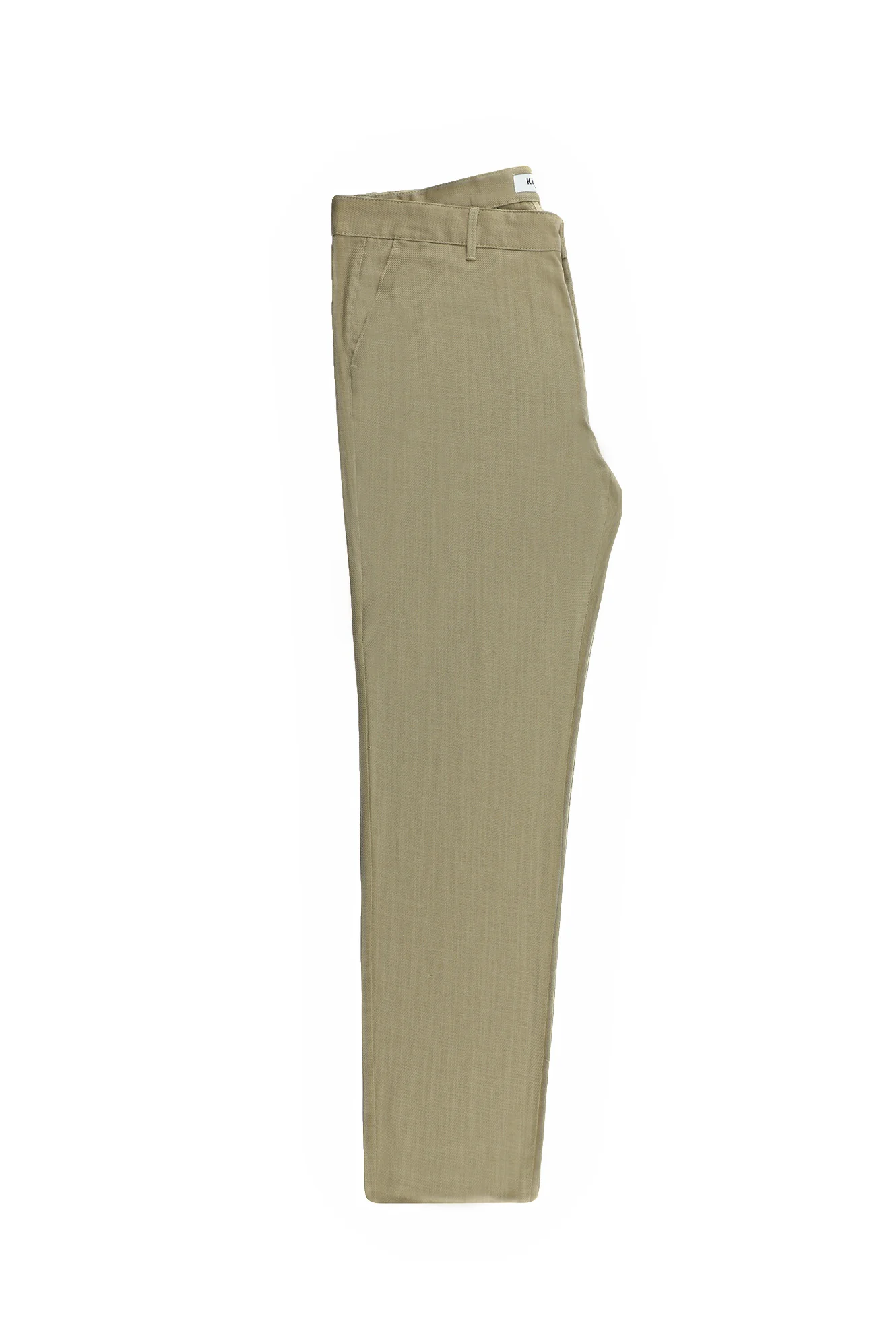 Koyu Vizon Relaxed Fit Rahat Kesim Keten Karışımlı Kanvas / Chino Pantolon - Image 3