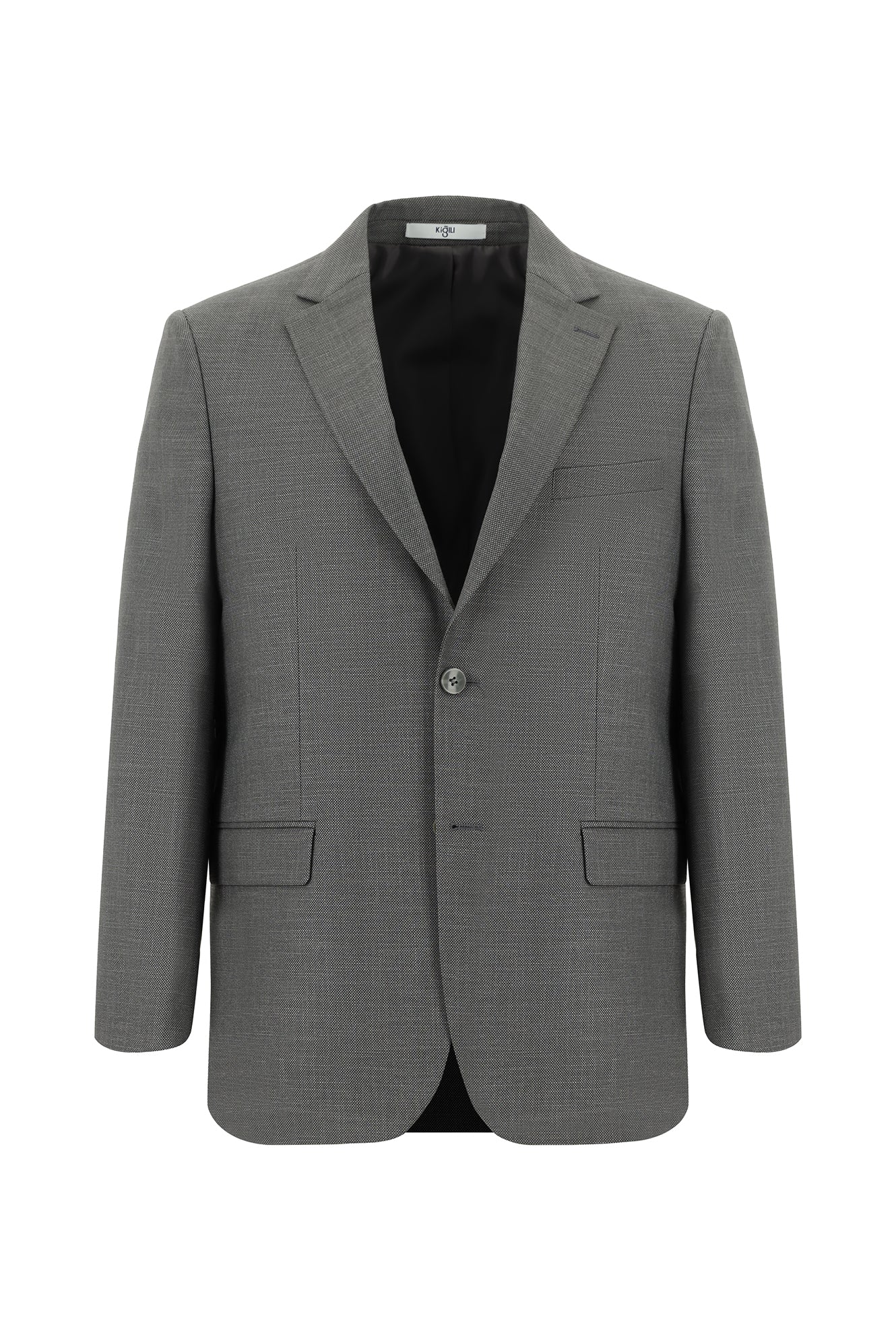 Koyu Vizon 7 Drop Slim Fit Dar Kesim Desenli Takım Elbise - Image 2