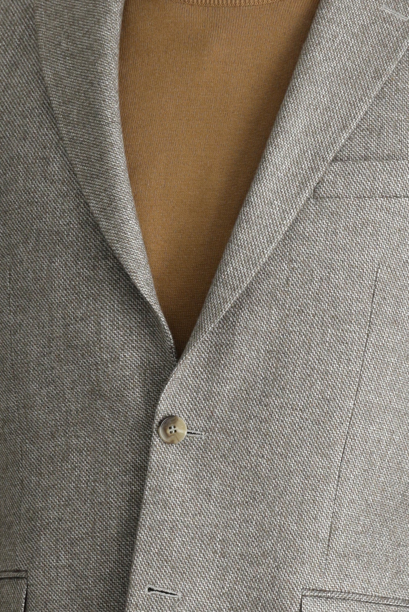 Koyu Vizon 7 Drop Slim Fit Dar Kesim Yünlü Klasik Ceket - Image 4