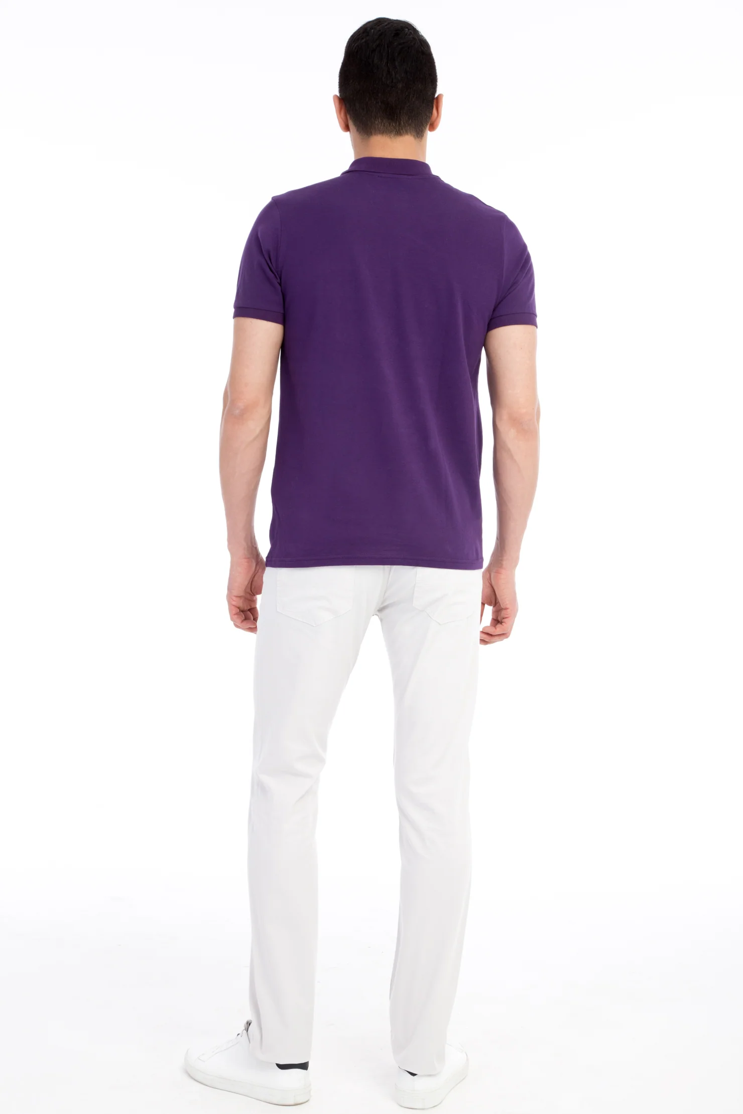 Krem Regular Fit Standart Kesim Likralı Kanvas / Chino Pantolon - Image 3