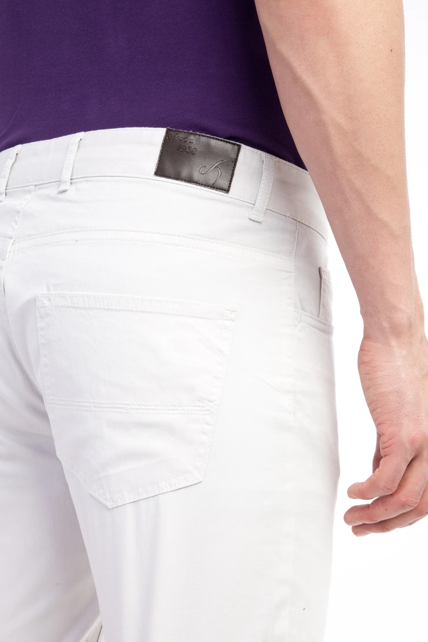 Krem Regular Fit Standart Kesim Likralı Kanvas / Chino Pantolon - Image 5