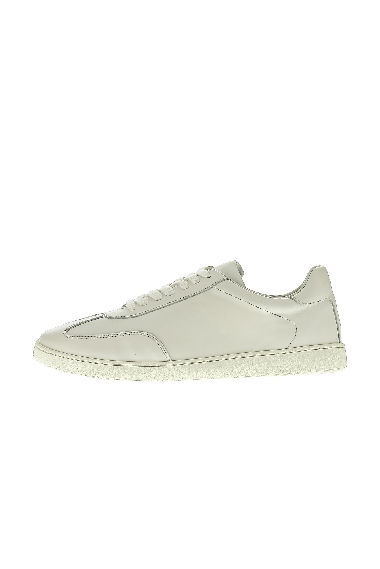 Krem Sneaker Deri Ayakkabı - Image 2