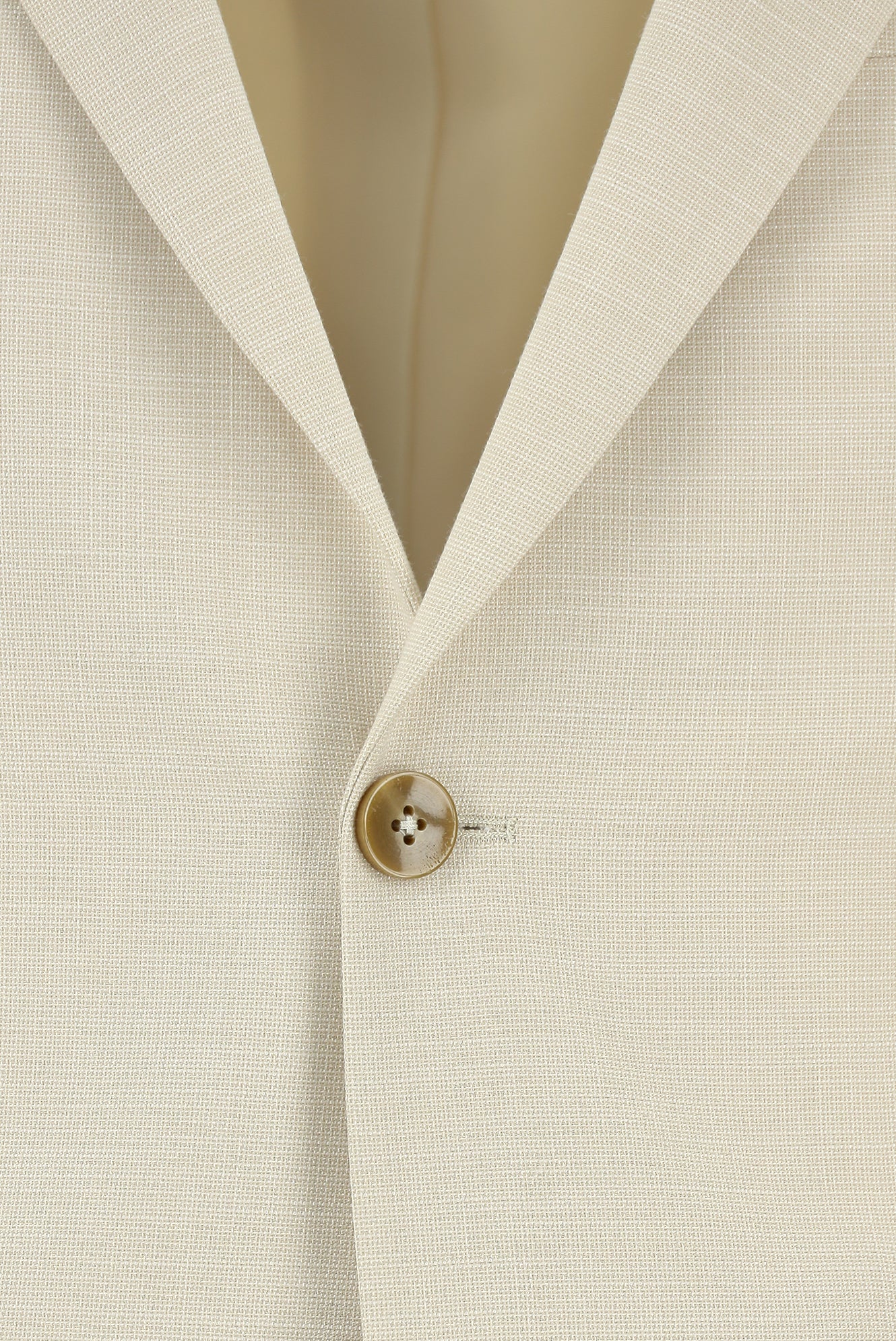 Krem 7 Drop Super Slim Fit Eksra Dar Kesim Desenli Takım Elbise - Image 4