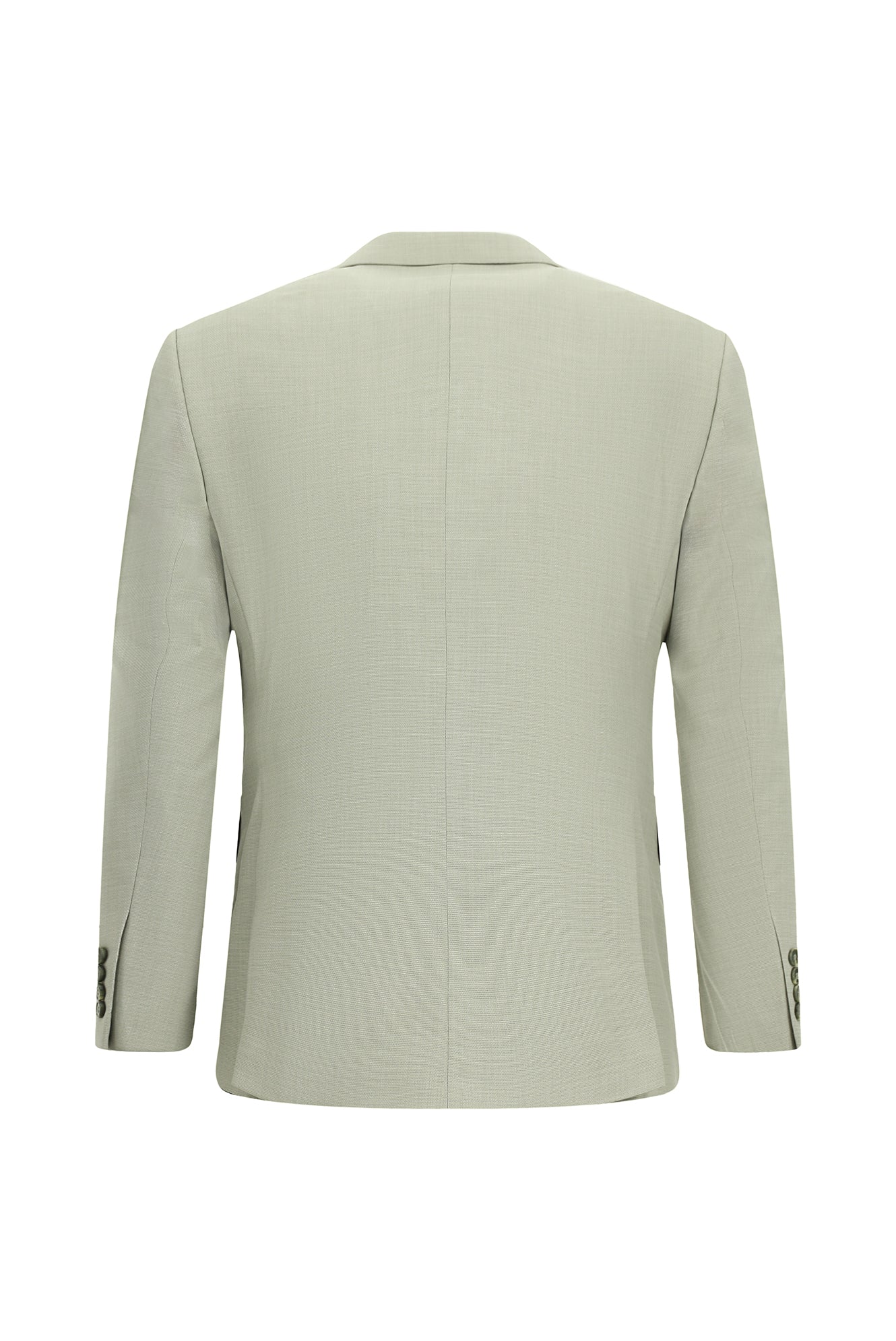 Küf Yeşili 7 Drop Slim Fit Dar Kesim Yelekli Kombinli Takım Elbise - Image 3