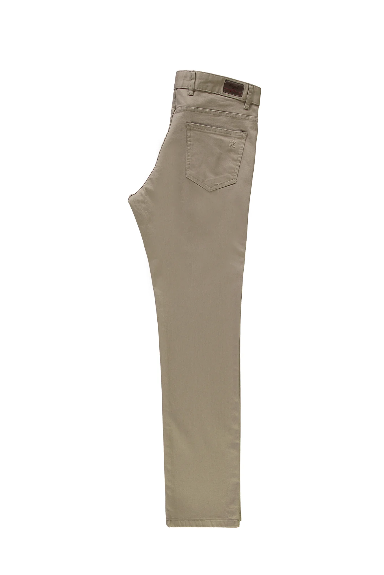 Kum Slim Fit Dar Kesim Likralı Kanvas / Chino Pantolon - Image 4