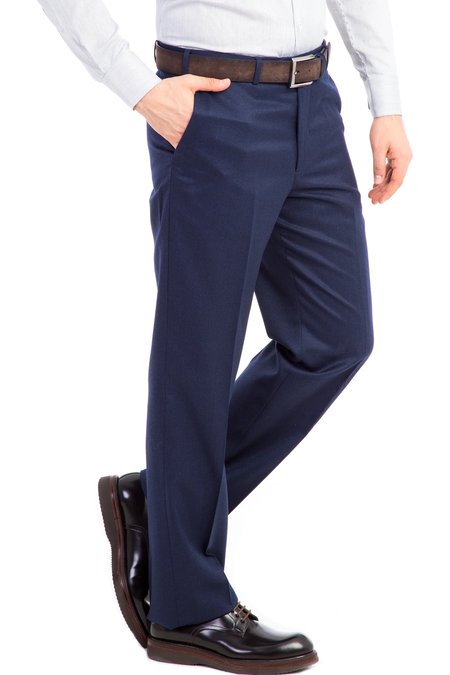 Lacivert 6 Drop Regular Fit Standart Kesim Klasik Kumaş Pantolon - Image 2
