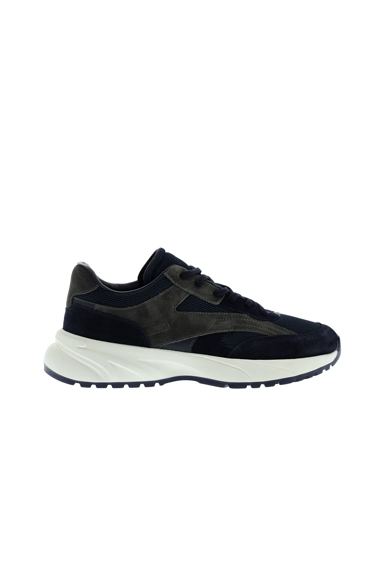 Lacivert Süet Deri Günlük Nefes Alabilen Spor Ayakkabı Sneaker - Image 2
