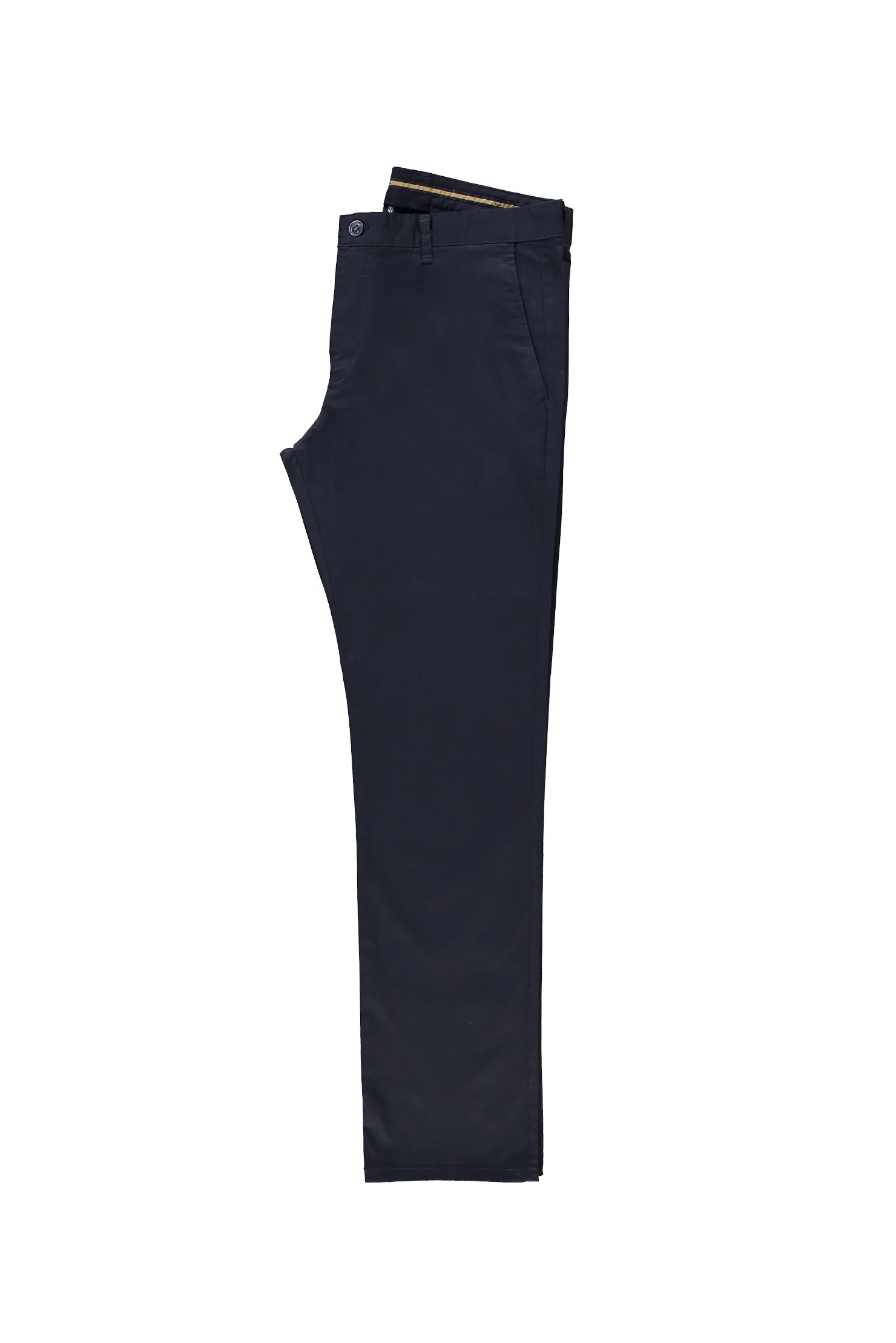 Lacivert Regular Fit Standart Kesim Likralı Kanvas / Chino Pantolon