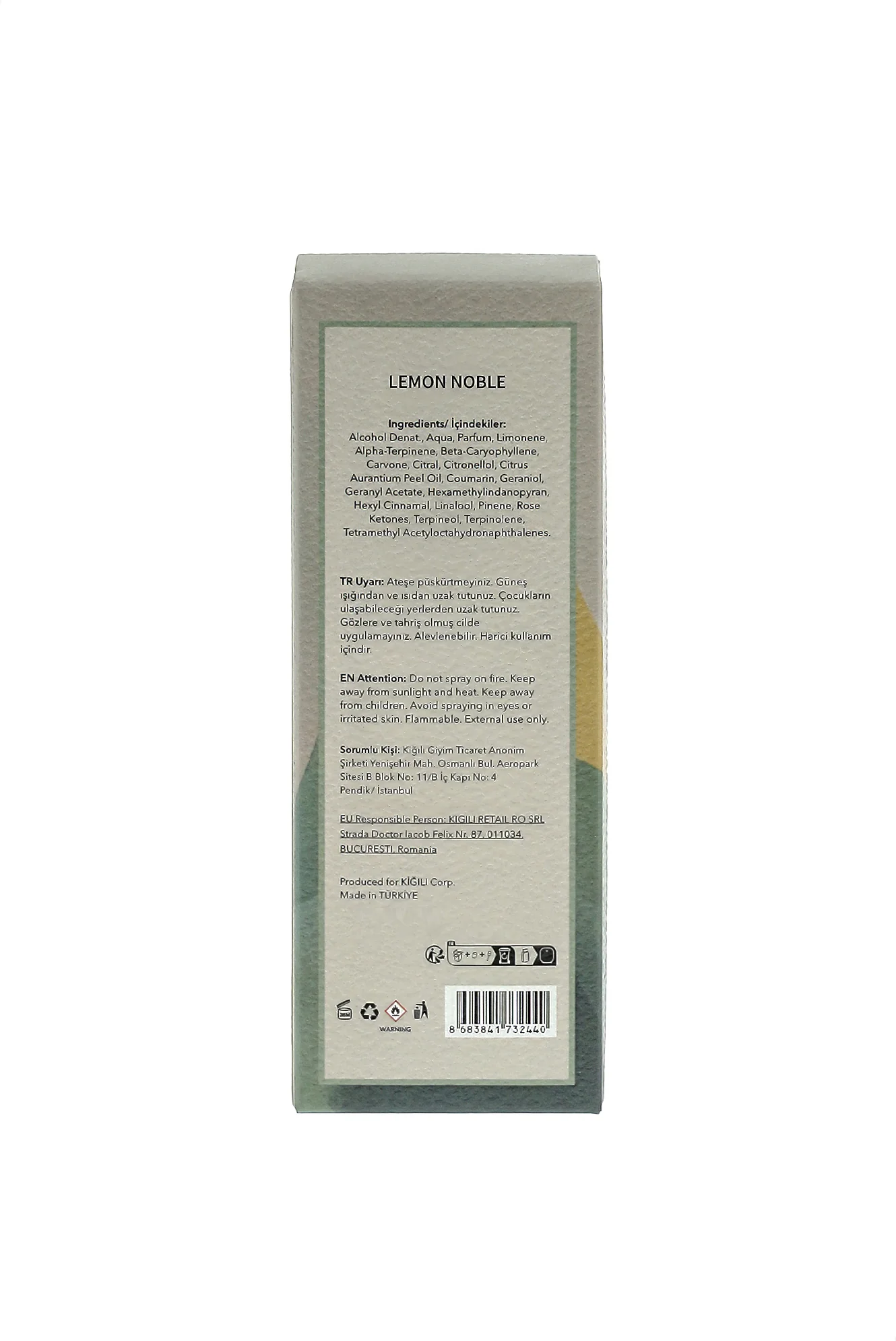 Lemon Noble Sprey Kolonya 100 ML - Image 4