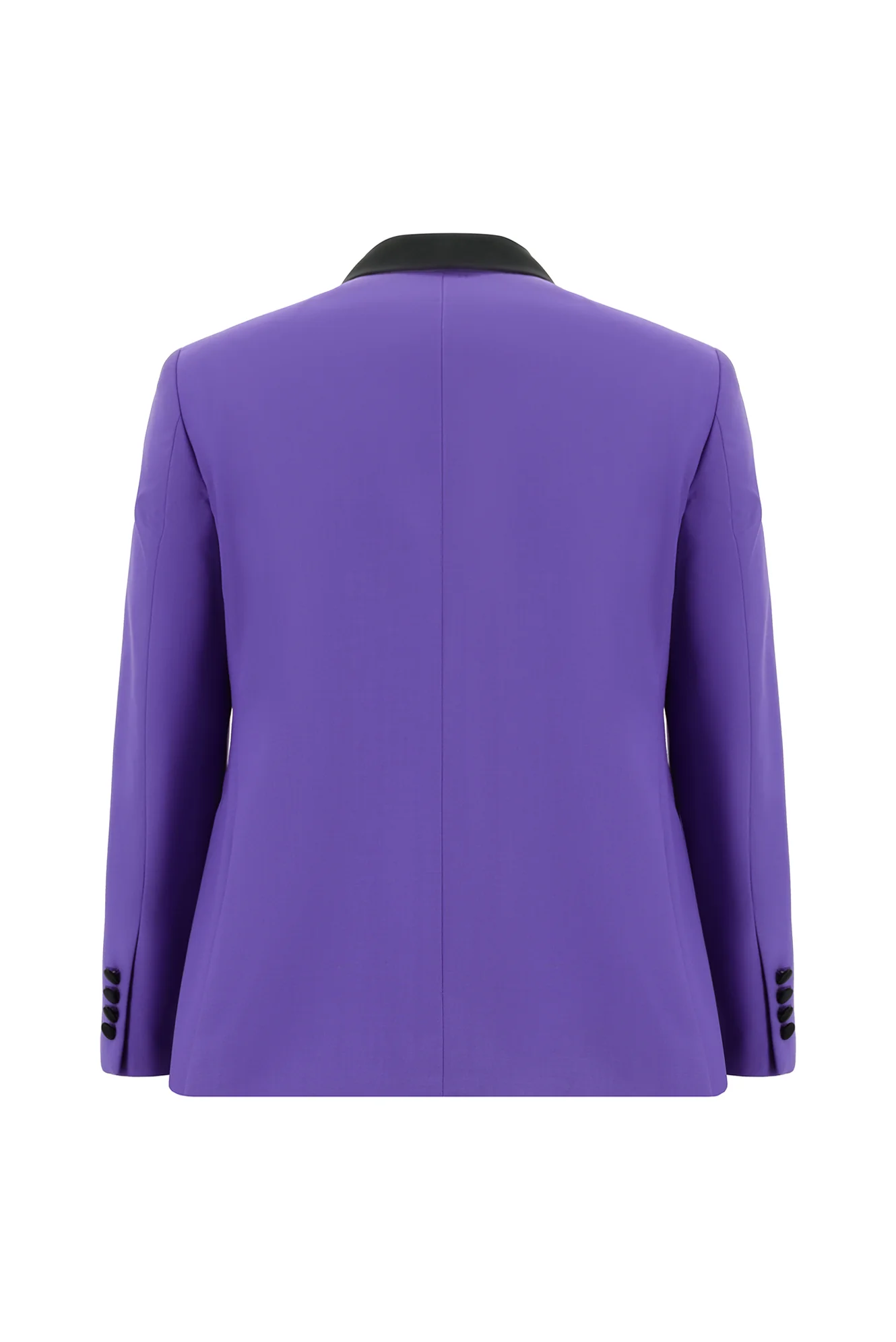 Lila 7 Drop Slim Fit Dar Kesim Şal Yaka Yelekli Smokin & Damatlık - Image 3