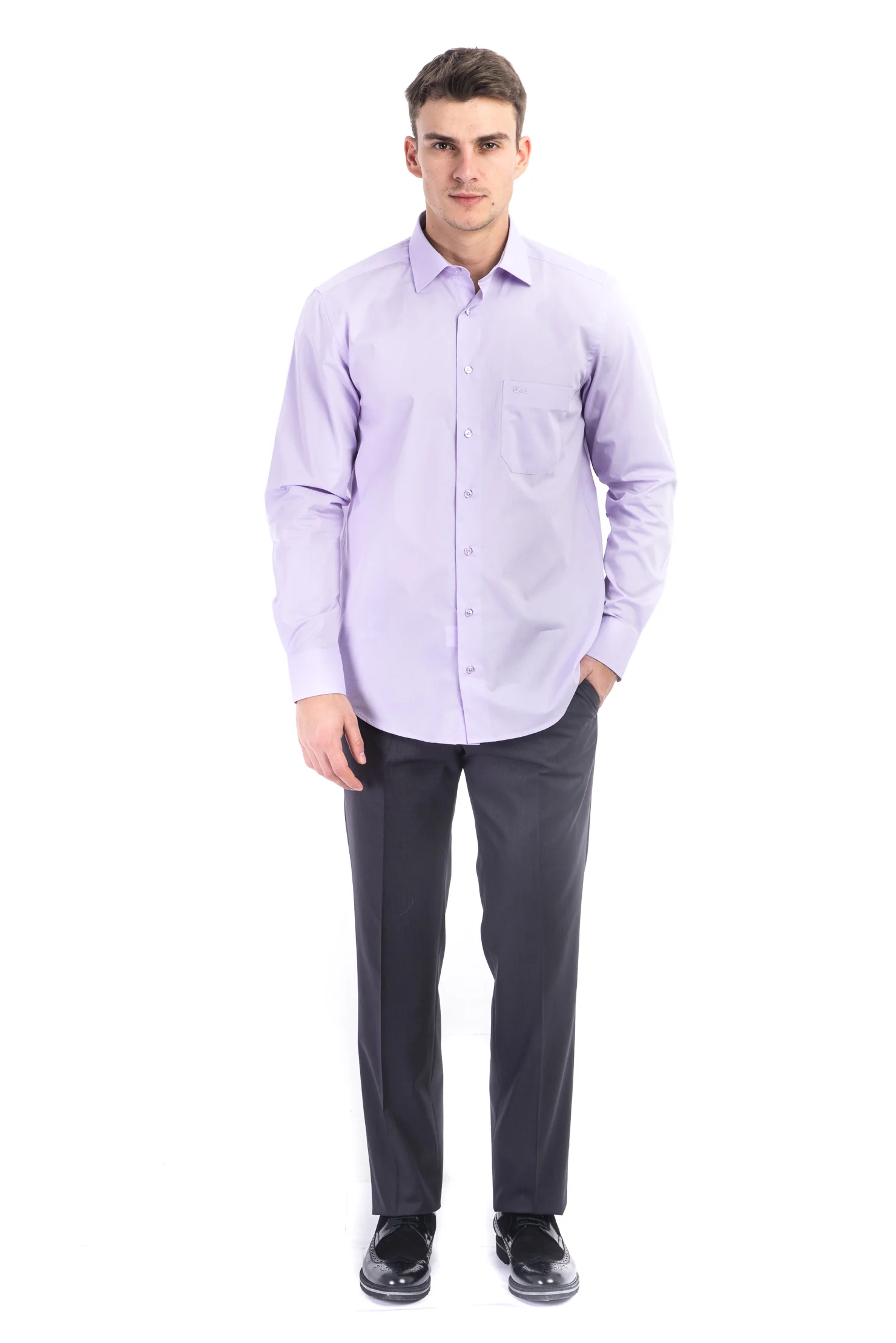 Lila TT.PAMUK POLYESTER GÖMLEK - Image 3