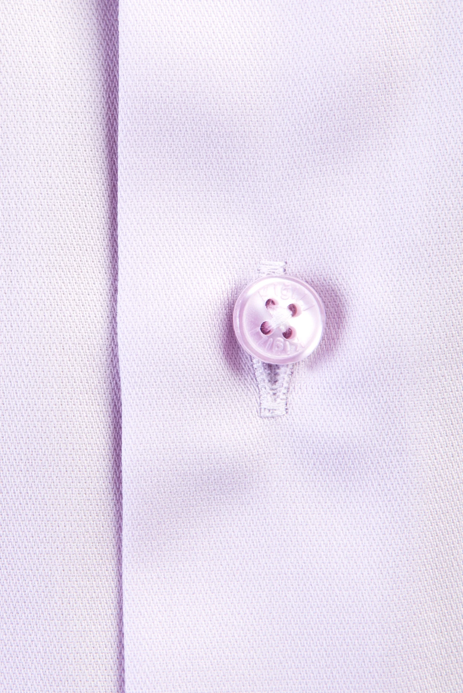 Lila Uzun Kol Slim Fit Dar Kesim Non Iron Saten Gömlek - Image 4