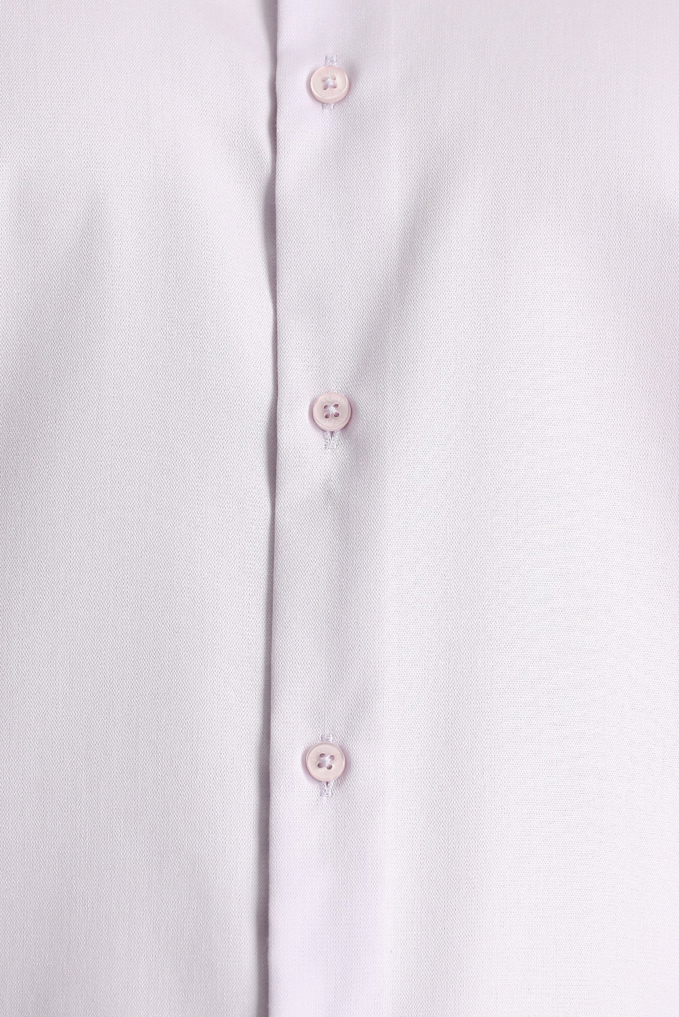 Lila Uzun Kol Slim Fit Dar Kesim Pamuklu Non Iron Ütü Gerektirmeyen Saten Klasik Gömlek - Image 5