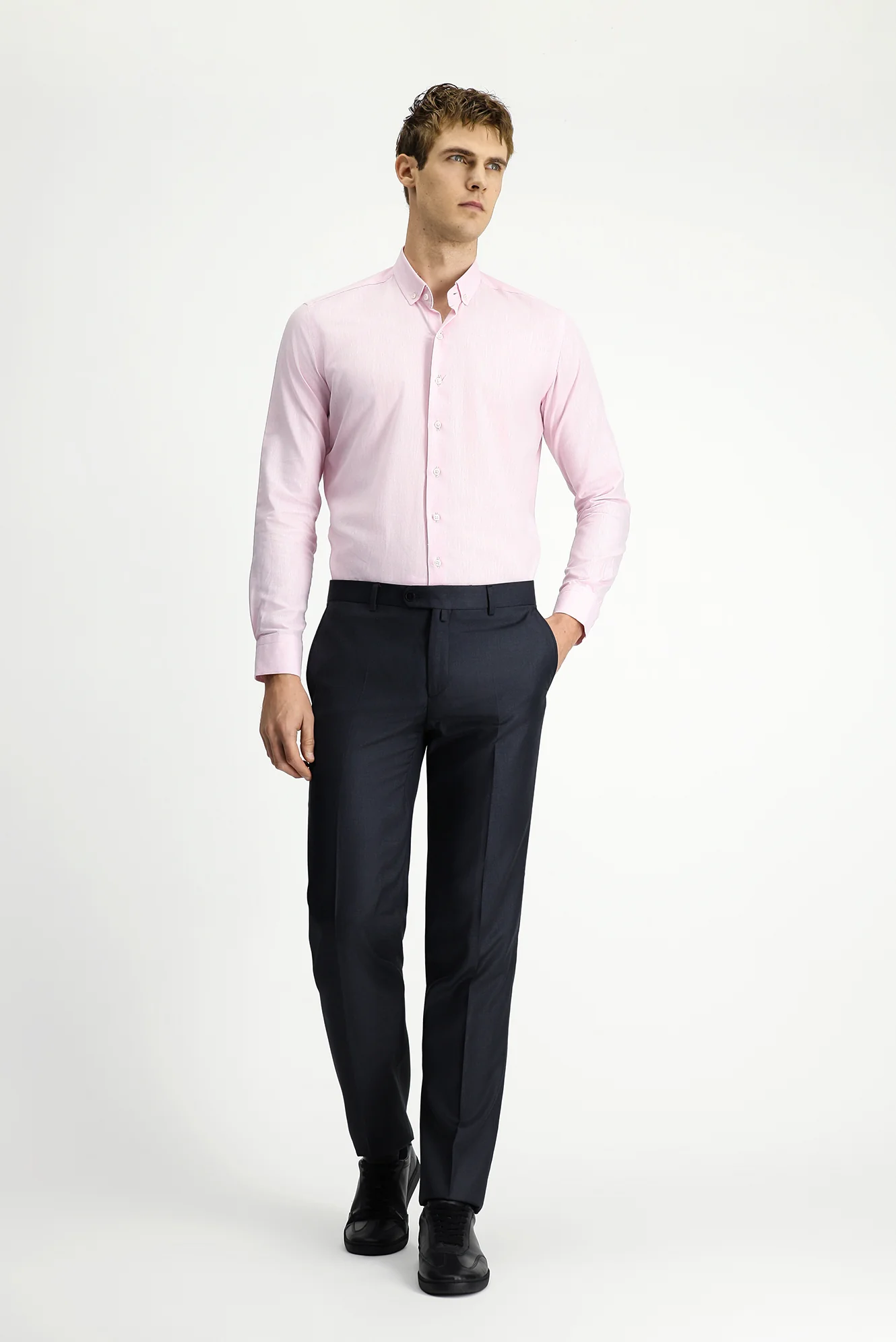 Marengo 7 Drop Slim Fit Dar Kesim Klasik Kumaş Pantolon - Image 2