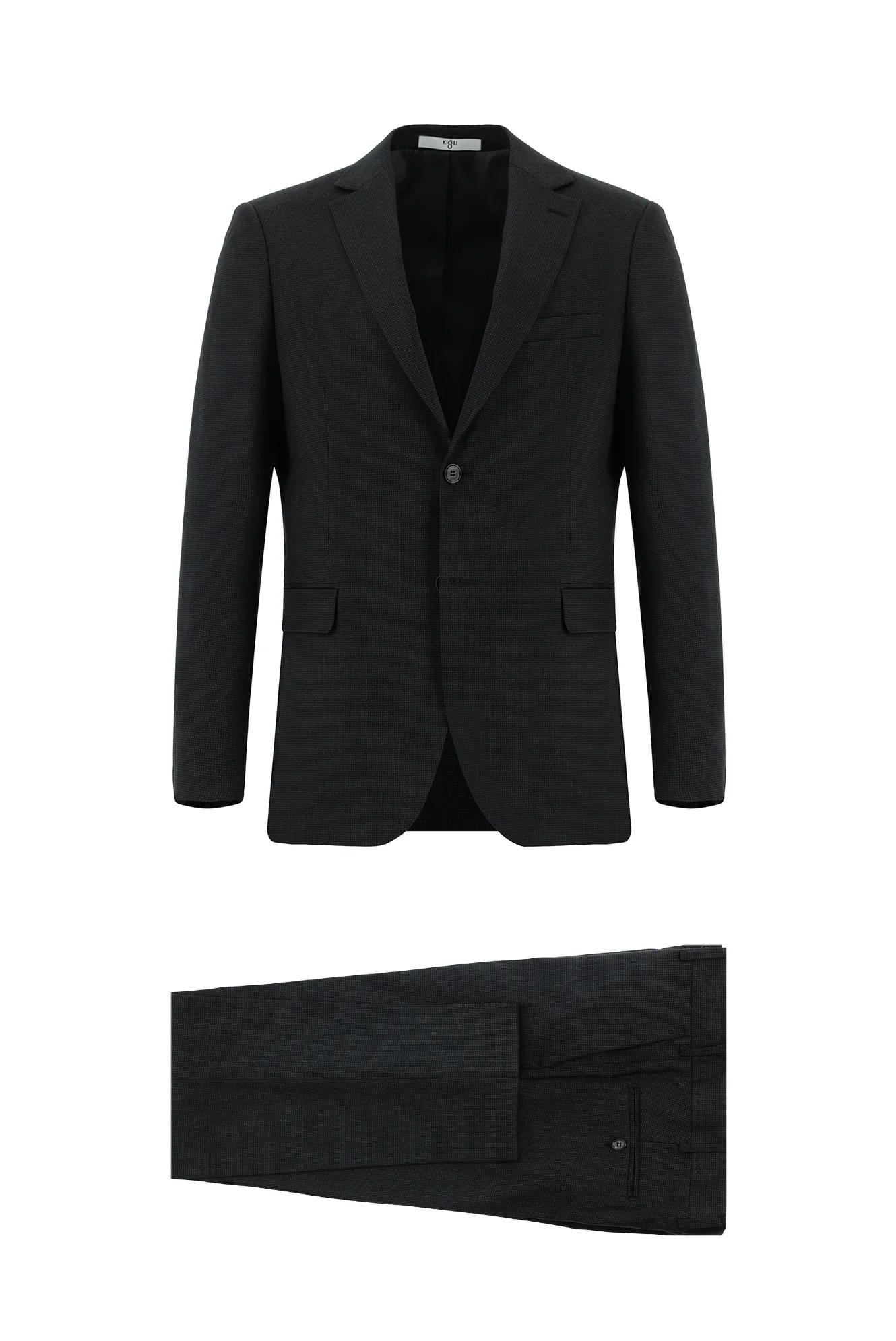 Marengo 7 Drop Slim Fit Dar Kesim Desenli Takım Elbise