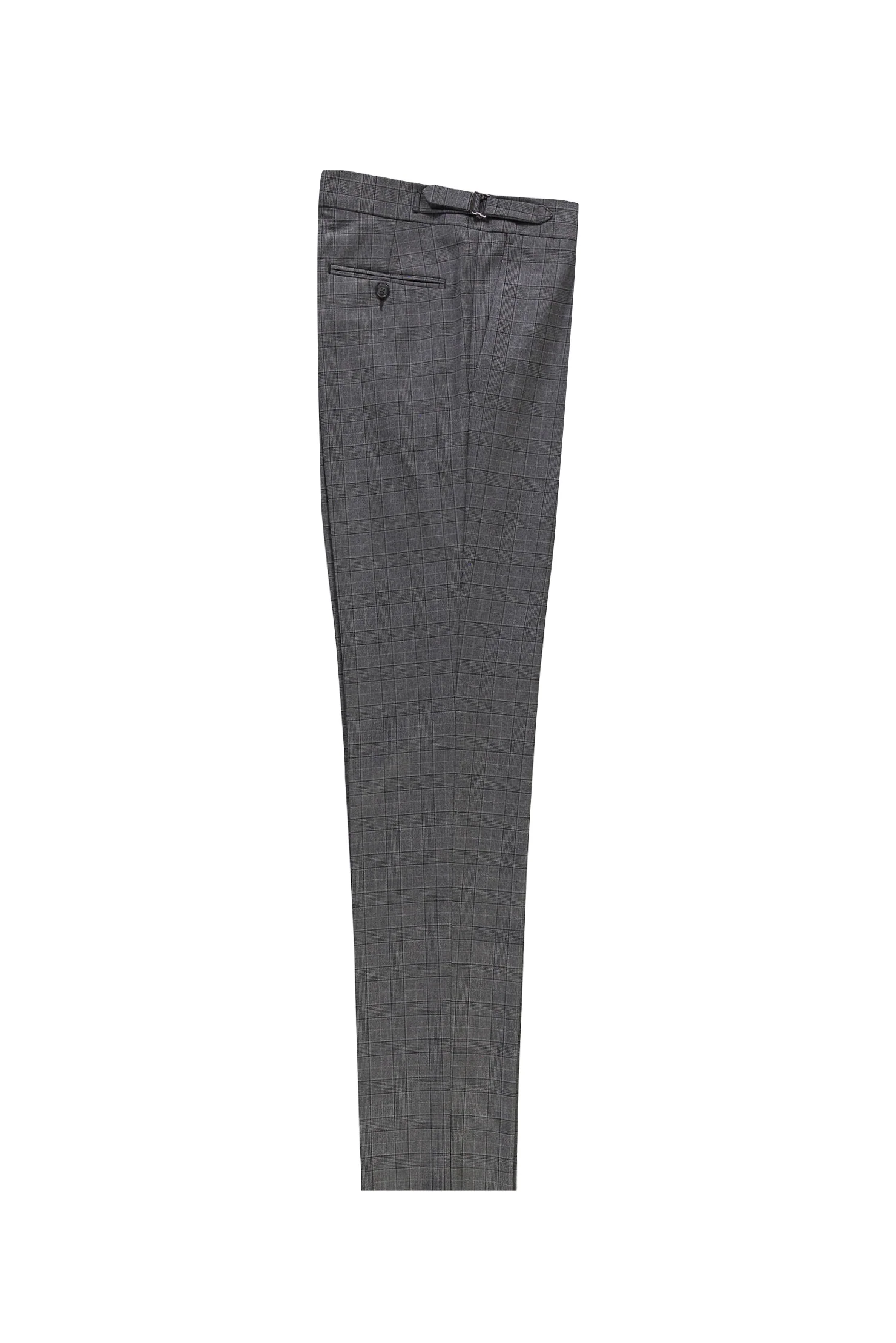 Marengo 7 Drop Slim Fit Dar Kesim Yünlü Tokalı Pileli Klasik Kumaş Pantolon