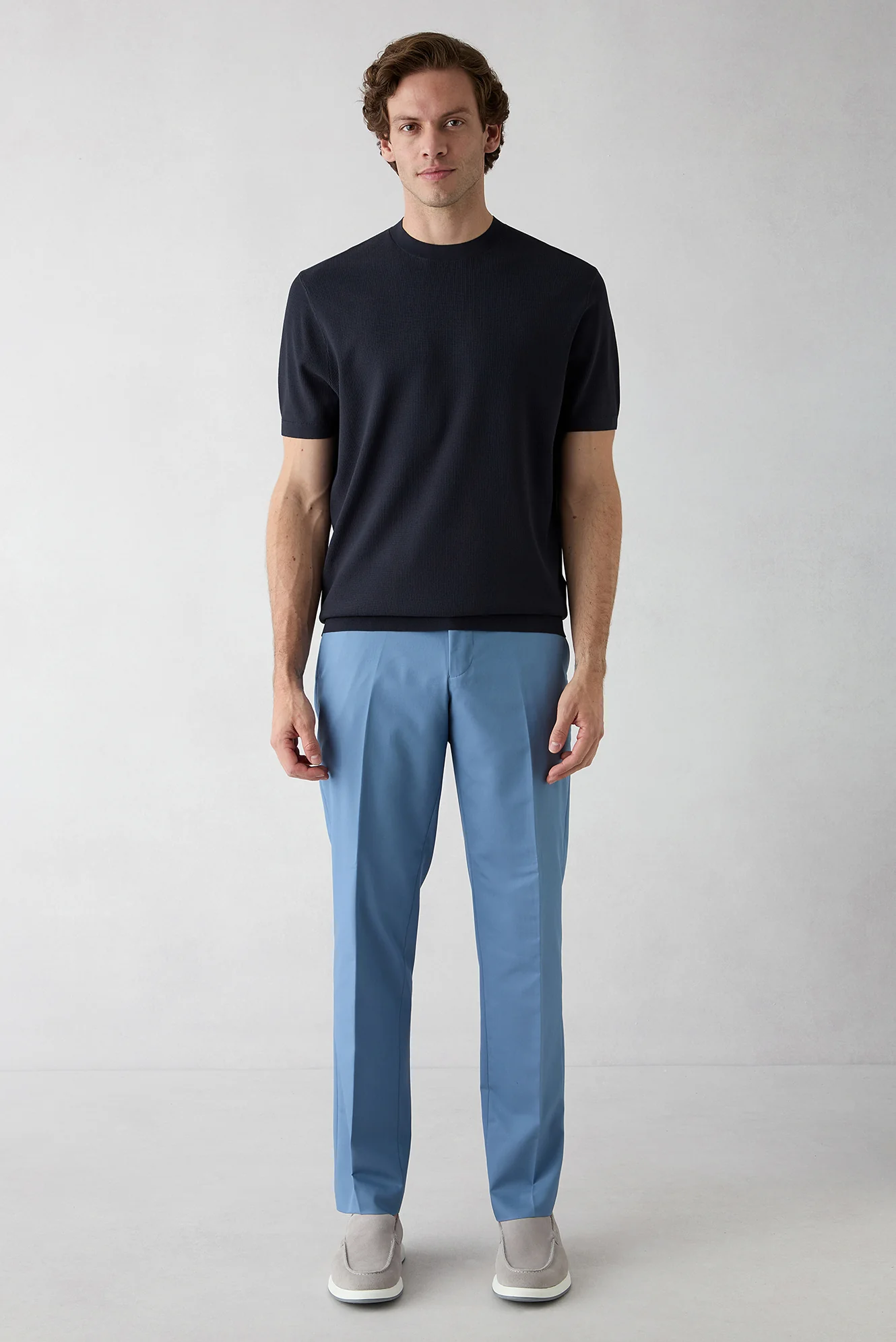 Mavi 8 Drop Long Slim Fit Uzun Dar Kesim Klasik Kumaş Pantolon