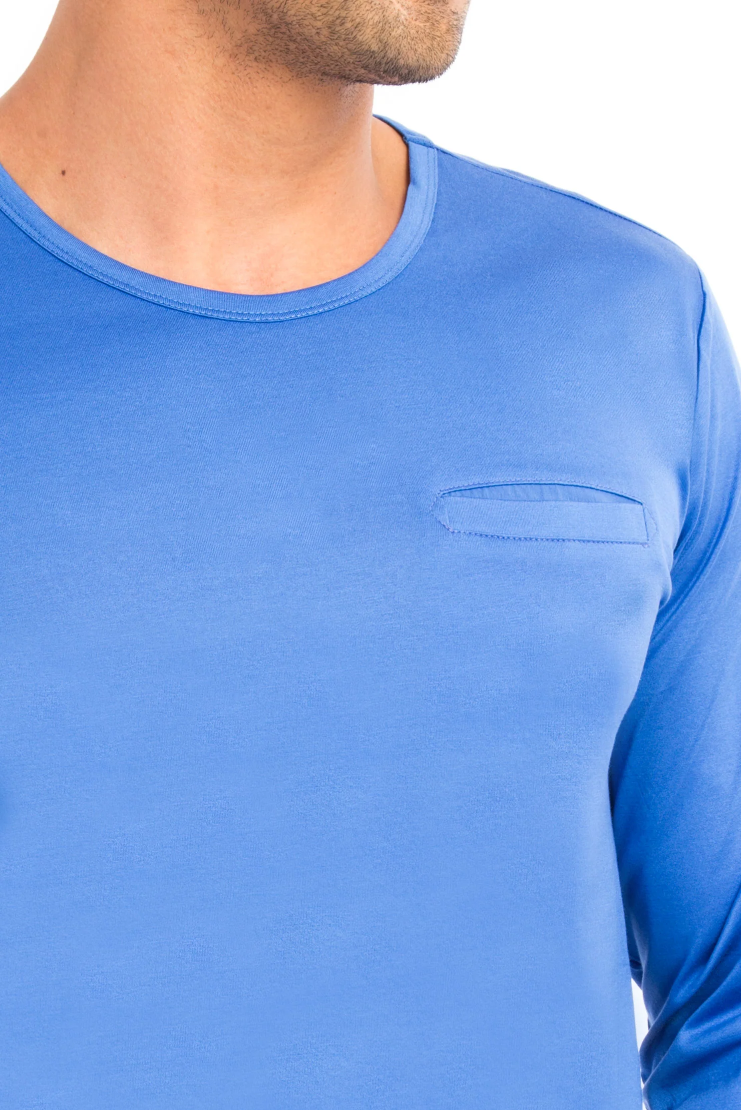 Mavi Bisiklet Yaka Regular Fit Pamuk Sweatshirt - Image 2