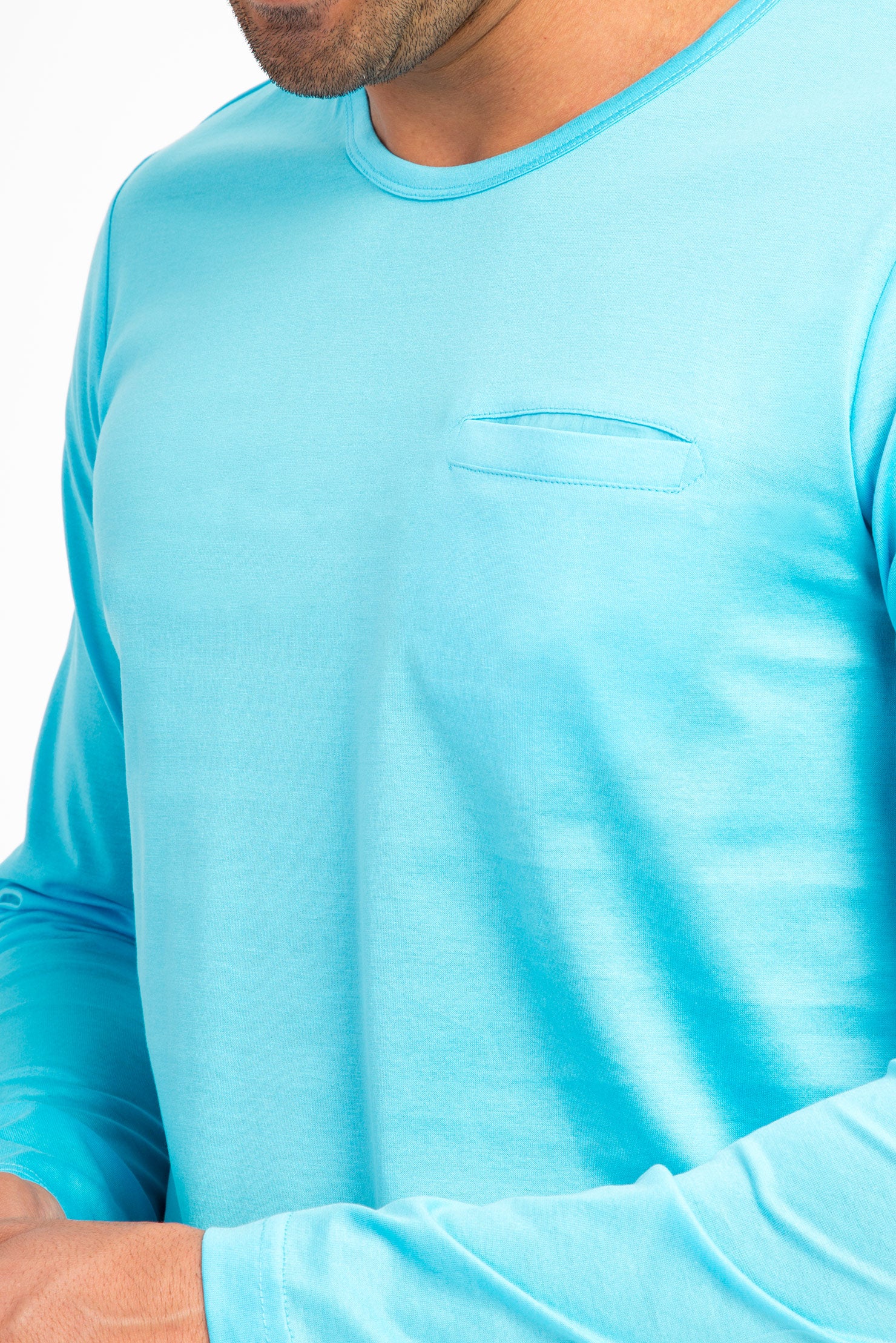 Mavi Bisiklet Yaka Regular Fit Pamuk Sweatshirt - Image 2