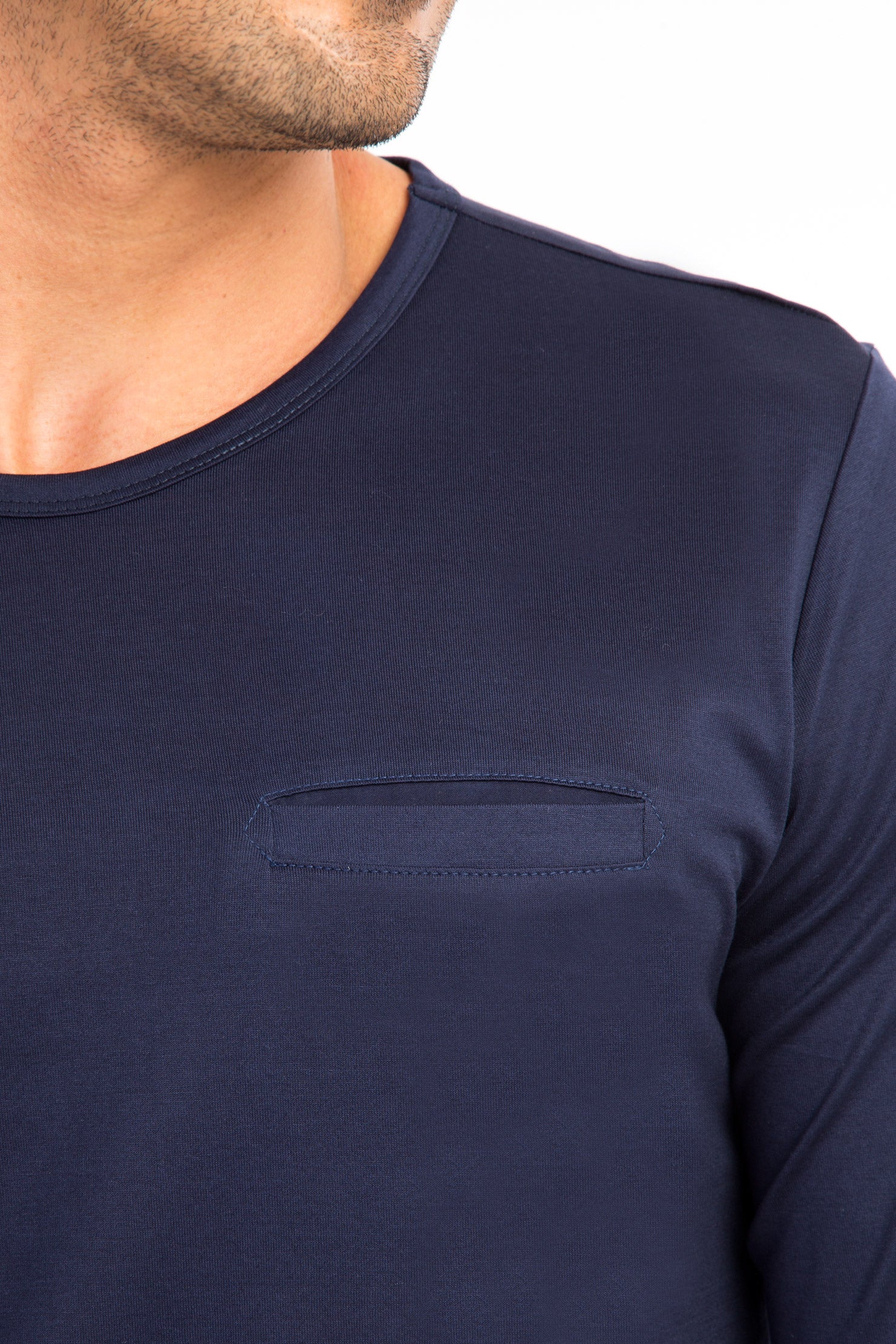 Mavi Bisiklet Yaka Regular Fit Pamuk Sweatshirt - Image 2