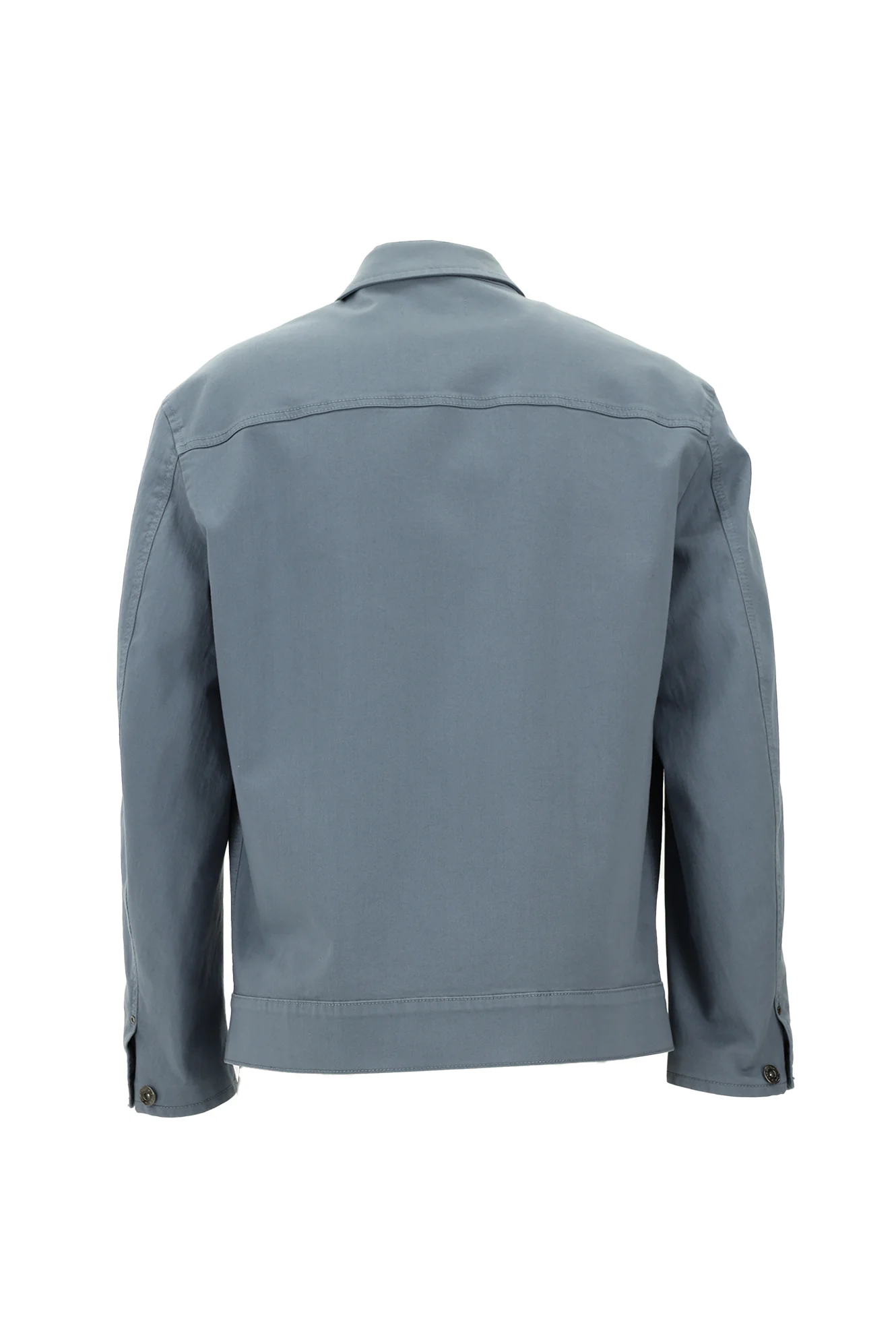 Mavi Oversize Mevsimlik Spor Pamuklu Ceket Mont - Image 2