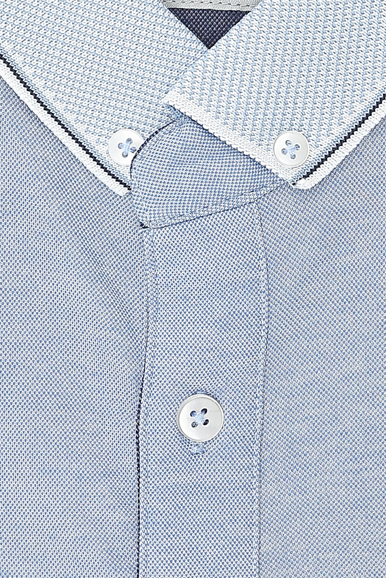 Mavi Polo Yaka Regular Fit Tişört - Image 2