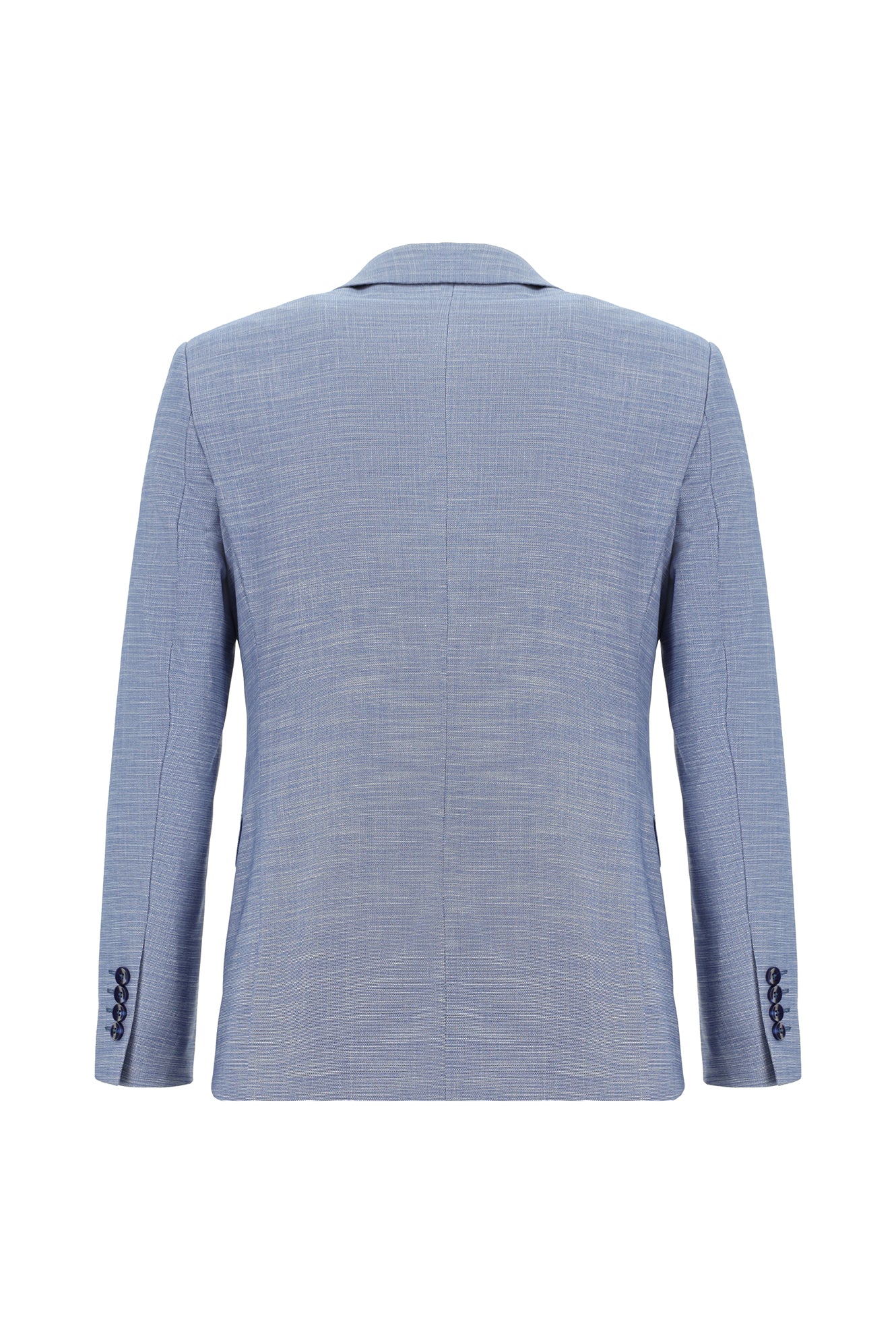 Mavi 6 Drop Regular Fit Standart Kesim Desenli Takım Elbise - Image 3