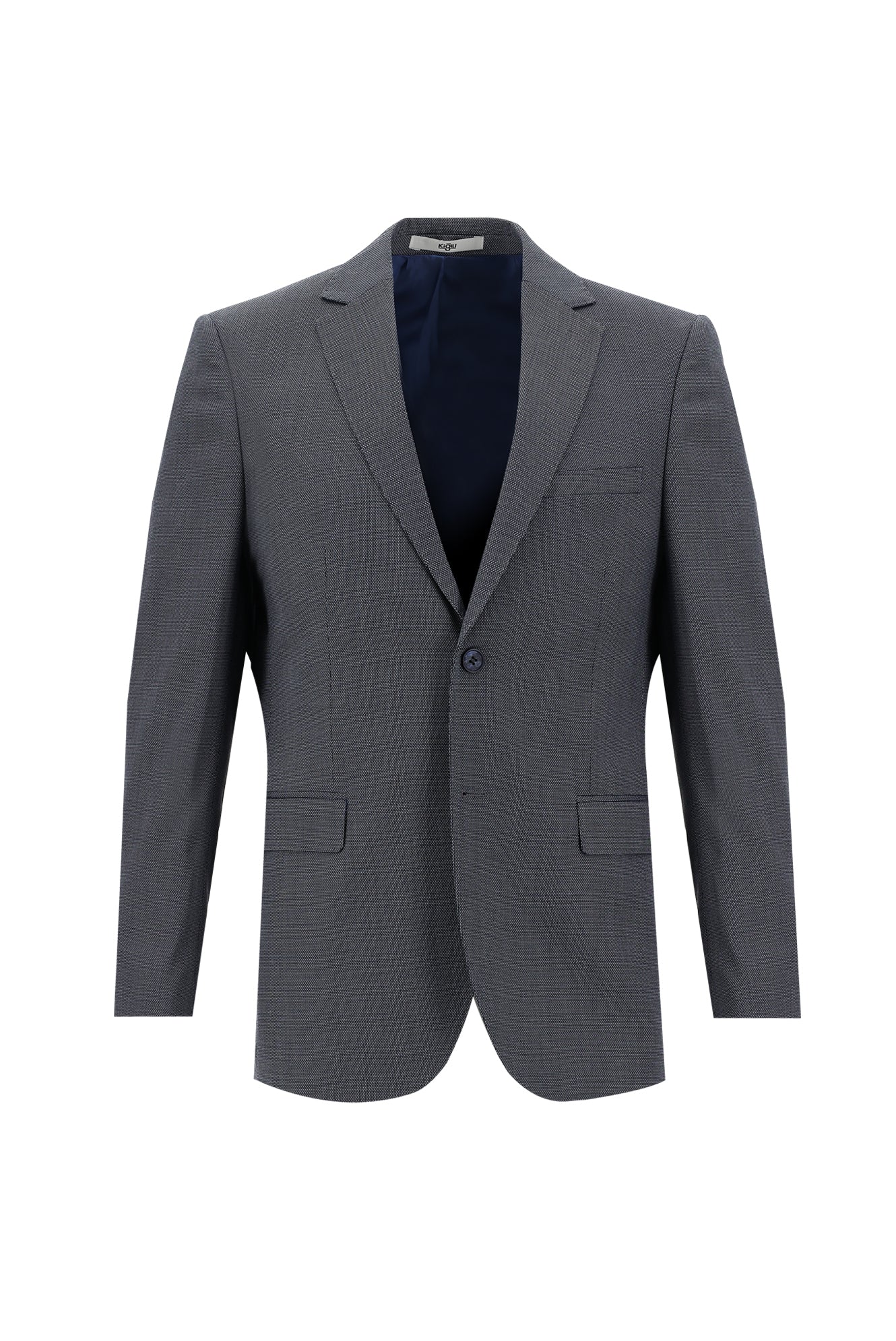 Mavi 6 Drop Regular Fit Standart Kesim Kuşgözü Takım Elbise - Image 2