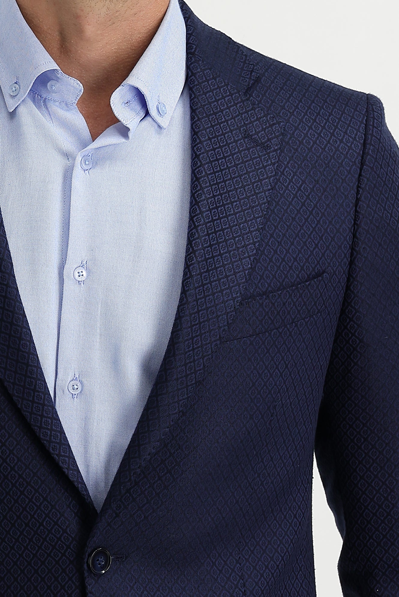 Mavi 6 Drop Regular Fit Standart Kesim Kuşgözü Ceket - Image 3