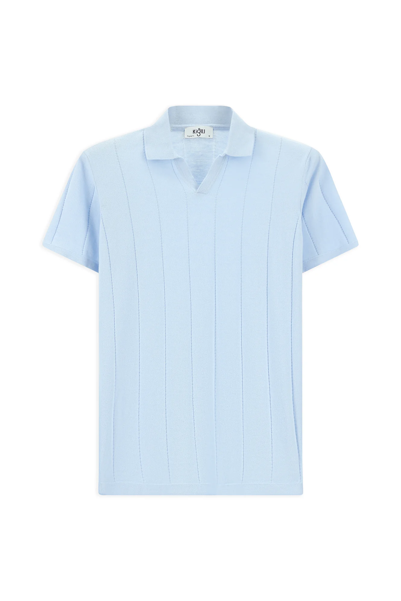 Mavi Regular Fit Pamuklu Desenli Polo Yaka Örme Tişört - Image 7